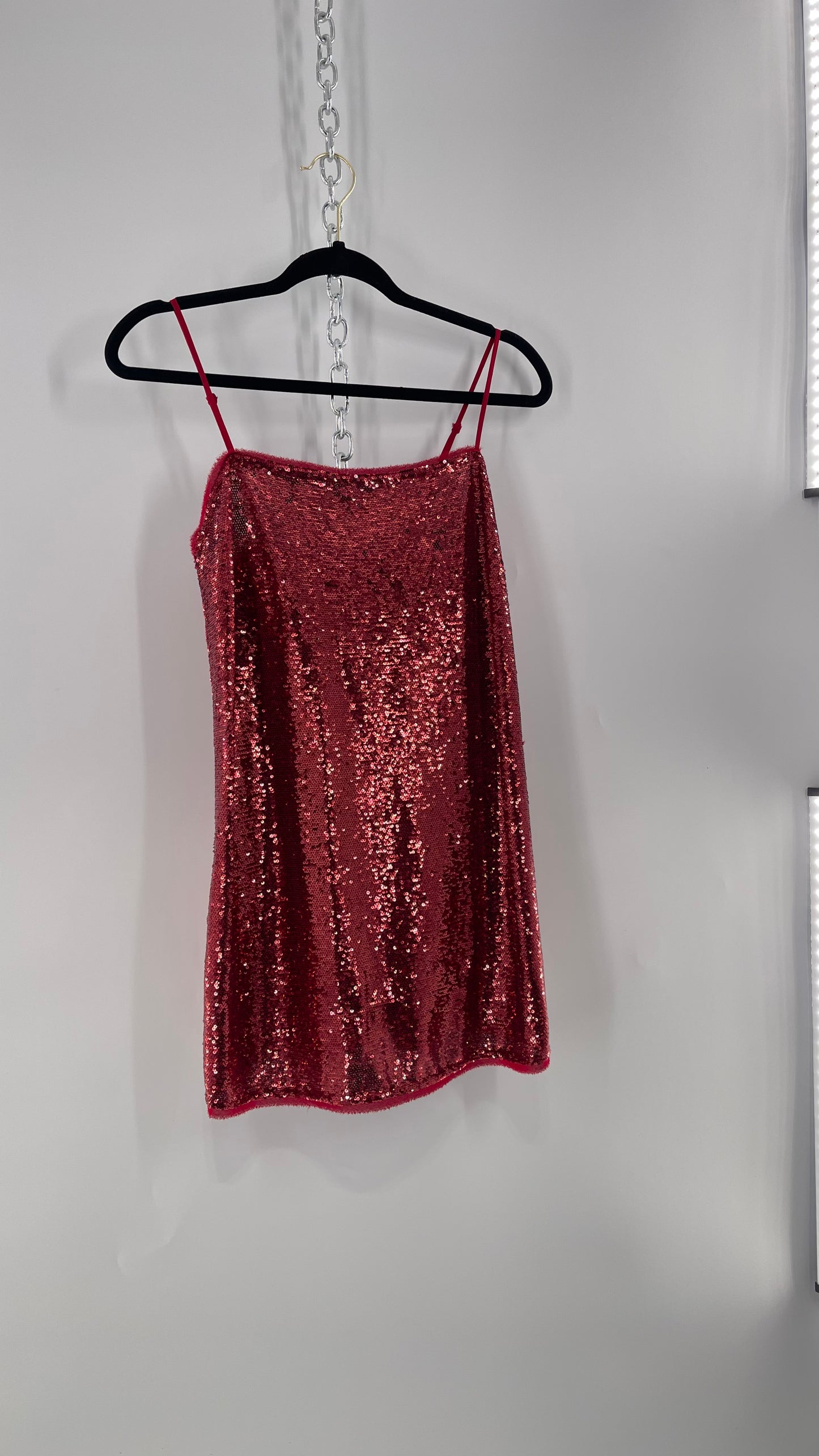 Free People Intimately Red Sequin Size XS