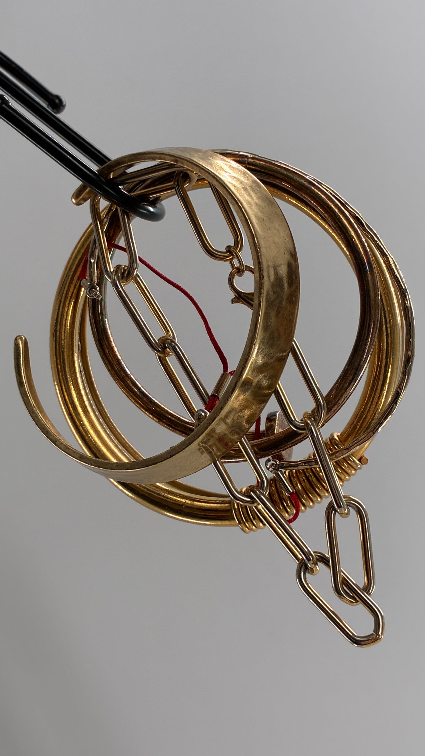 Vintage Set of Gold Bangles and Bracelets