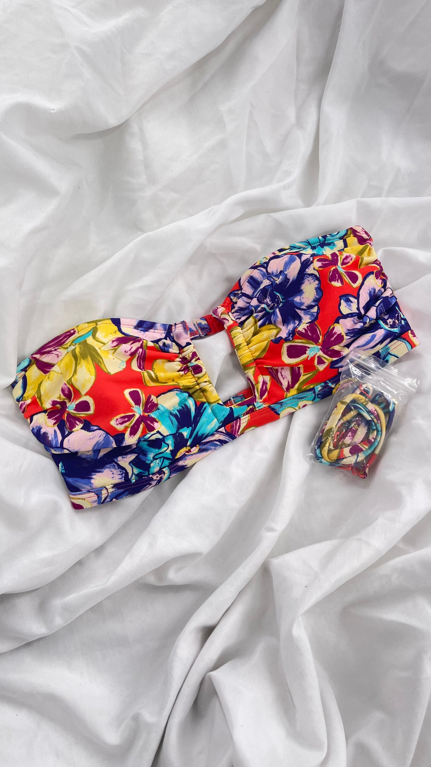 Urban Outfitters Out From Under Tropical Floral Swim Top (Small)