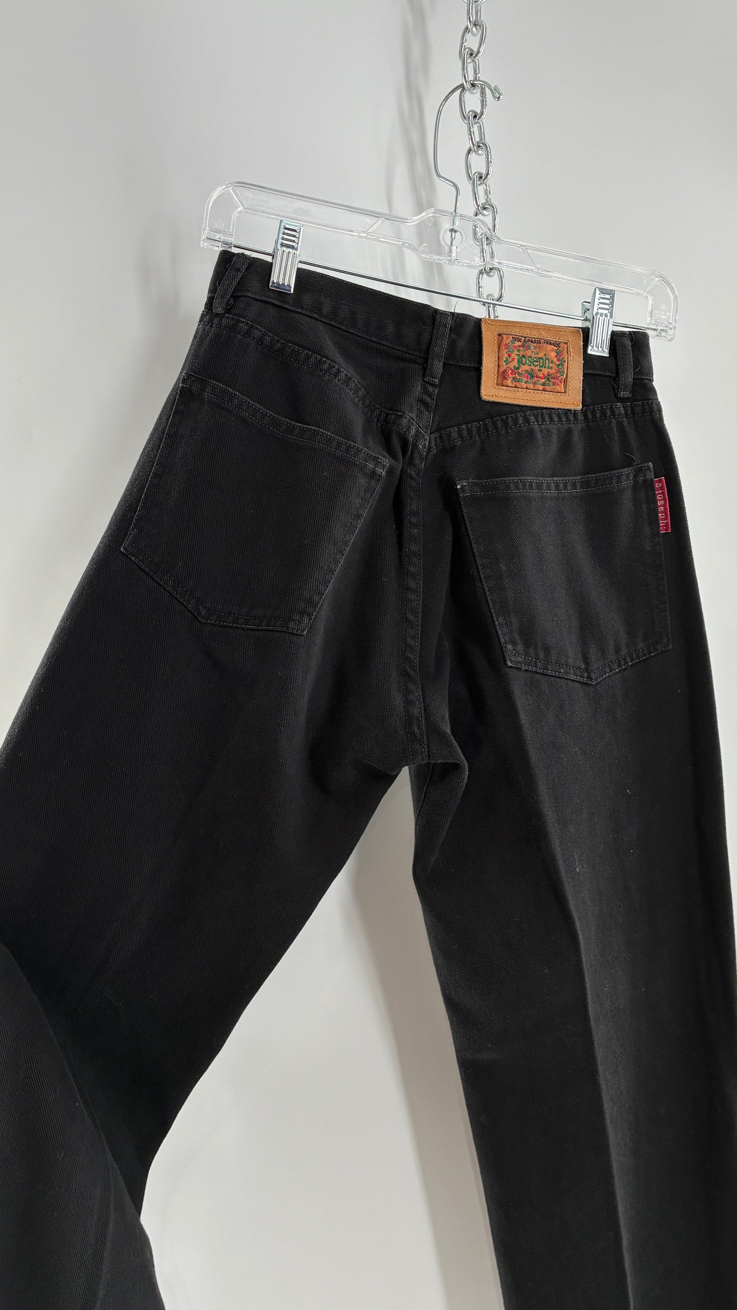 Vintage For Joseph Paris, France Black High Waisted Mom Jean (28)