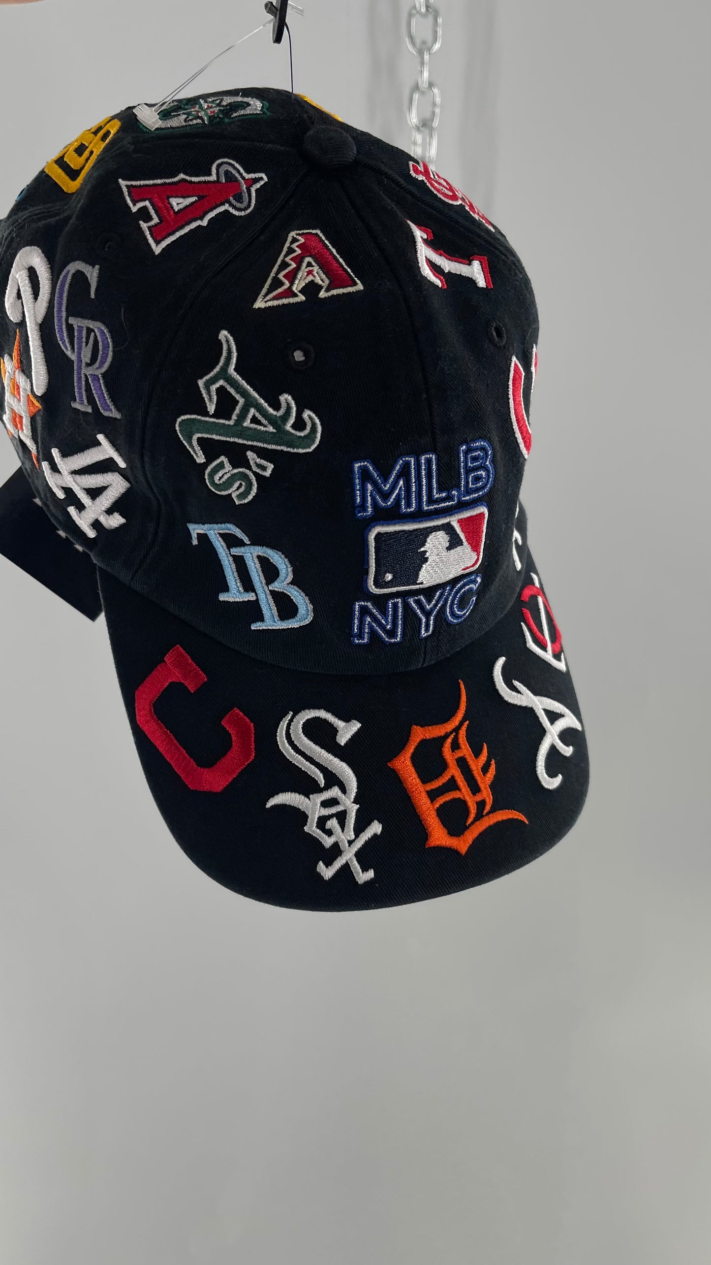 MLB Black Logo Baseball Hat