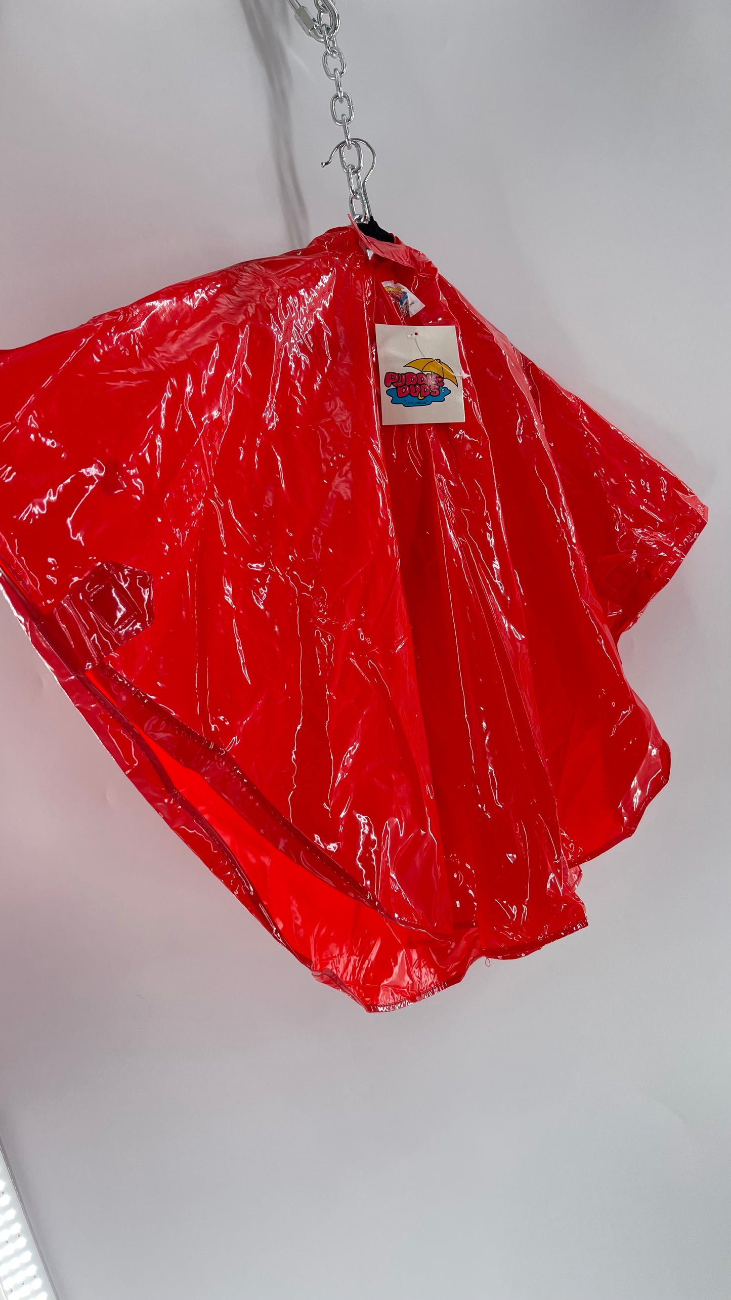 Deadstock Vintage Puddle Duds Puppy Rain Poncho with Dog Hood and Floppy Ears ‘90s (One Size)