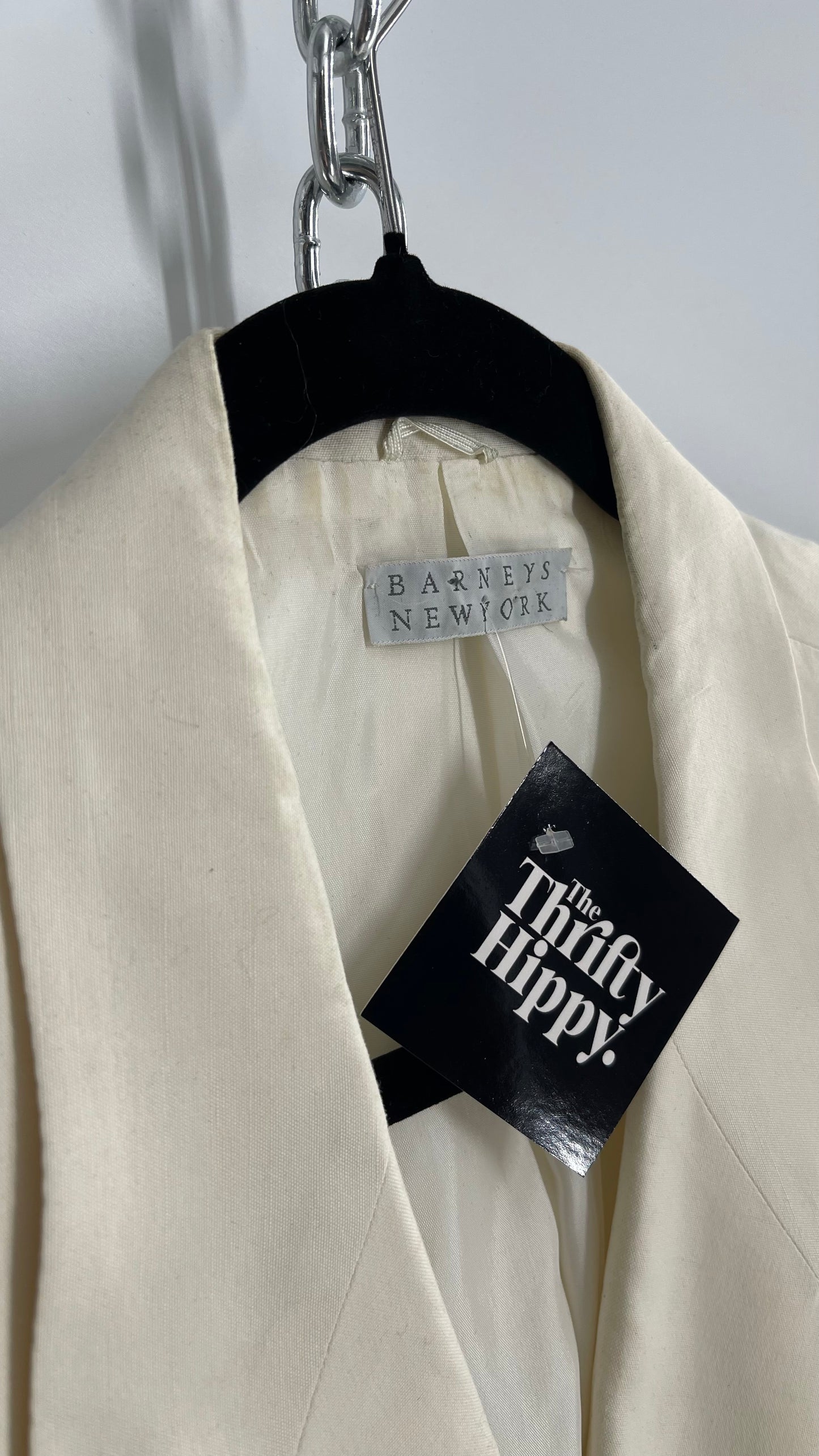 Vintage Barney’s New York Off White Power Blazer (C)(Large)