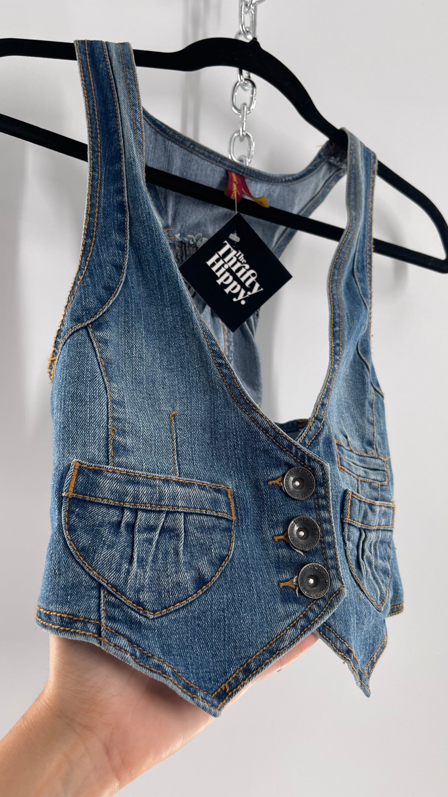 Highway Jeans Denim Vest Top (Medium)