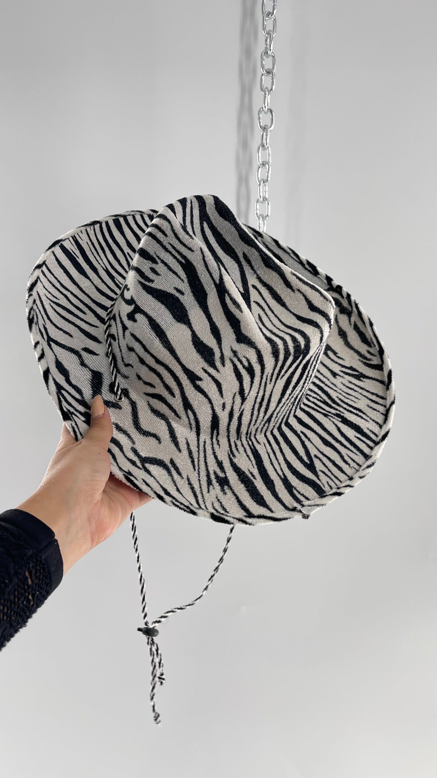 Vintage Zebra Cowboy Hat