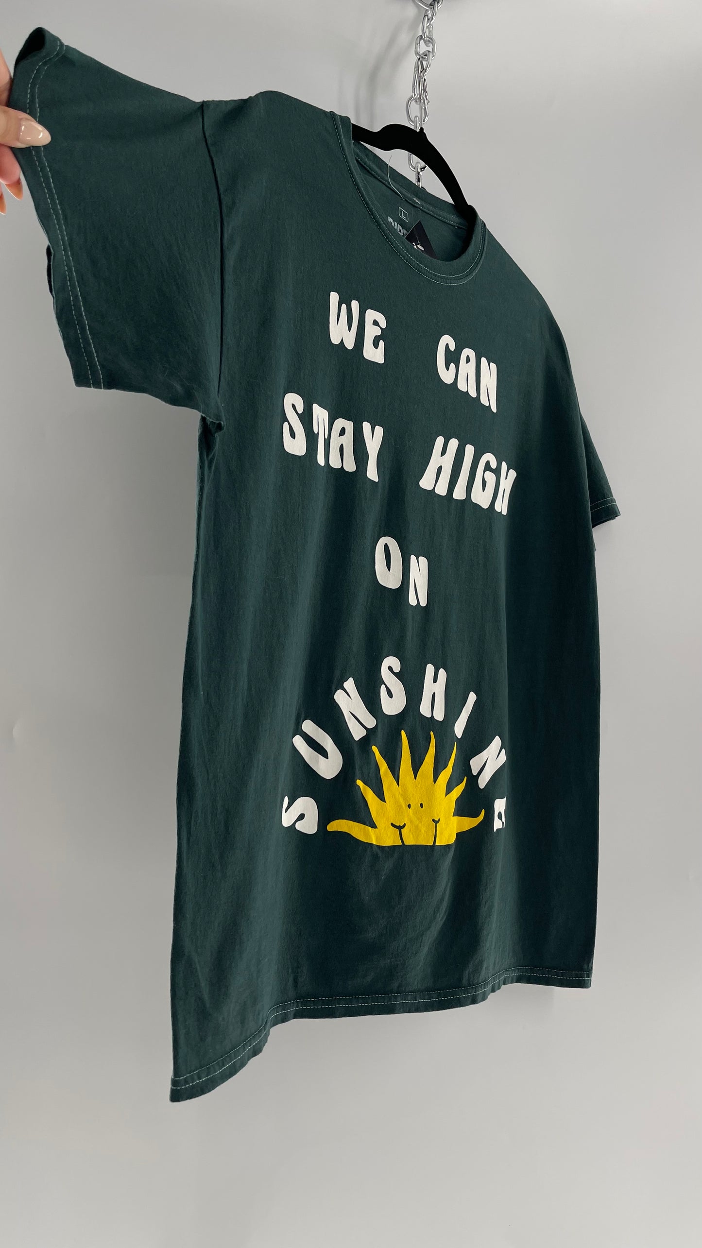 RIPPLE Puff Print We Can Stay High On Sunshine T (Large)
