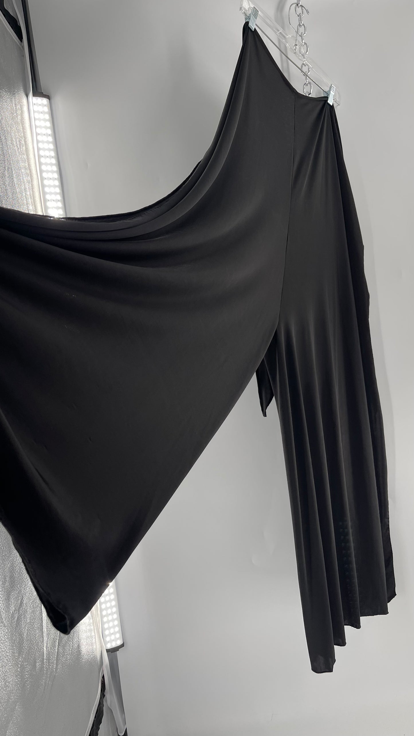 Handmade 9 in 1 Black Lycra Jumpsuit (One Size) •AS SEEN ON TIKTOK•