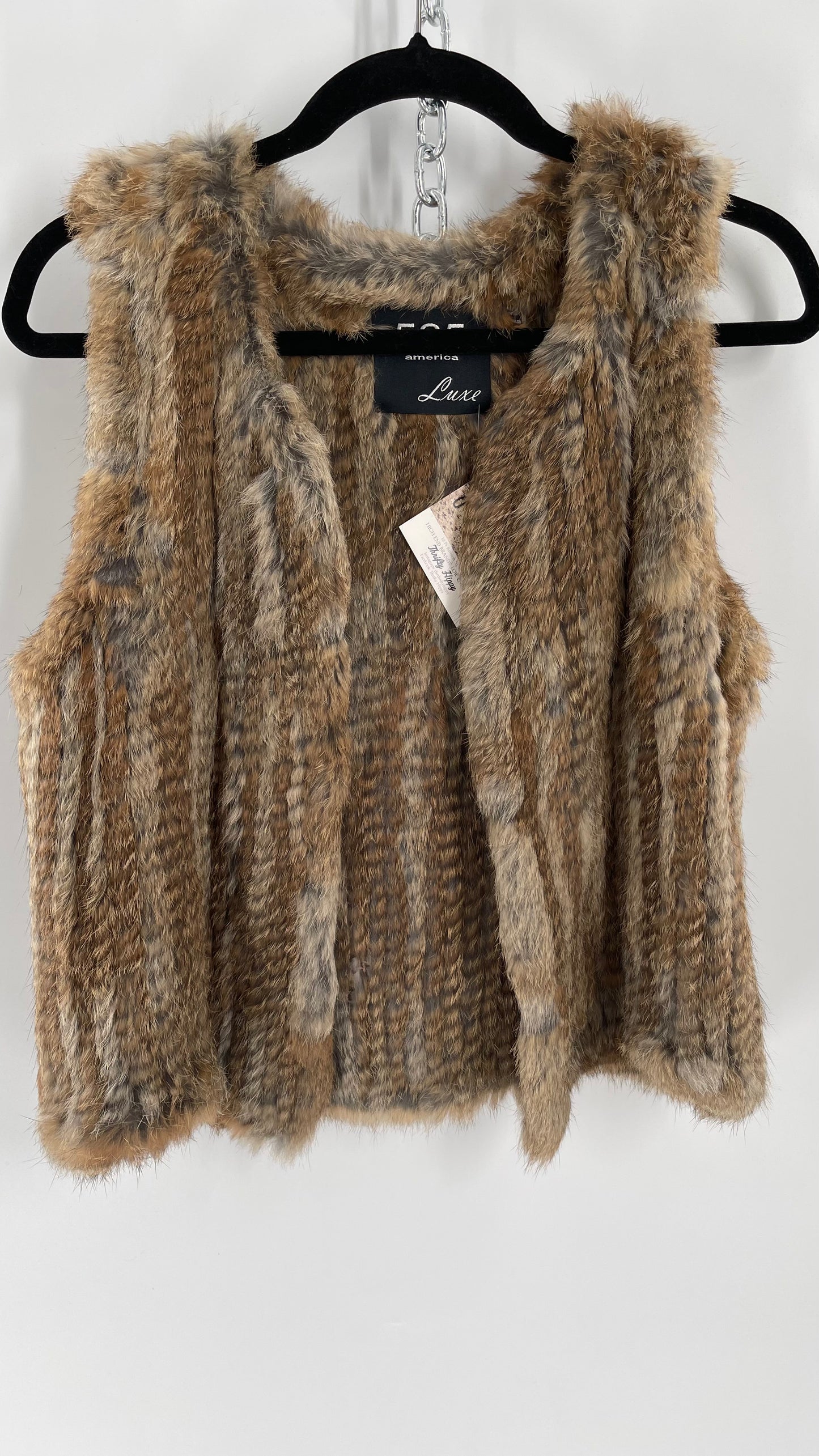 525 America Luxe Rabbit Fur Tank (S)