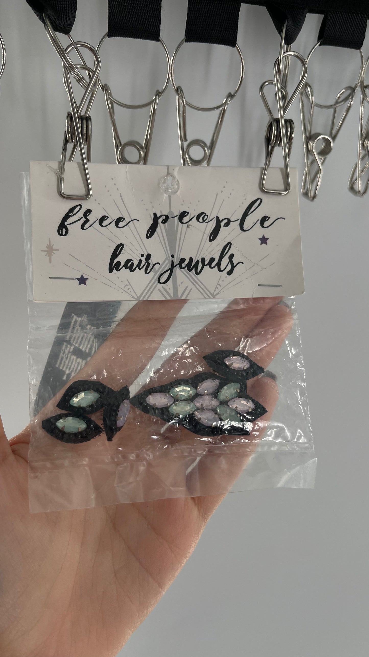 Free People Lilac Teal Hair Jewel Set