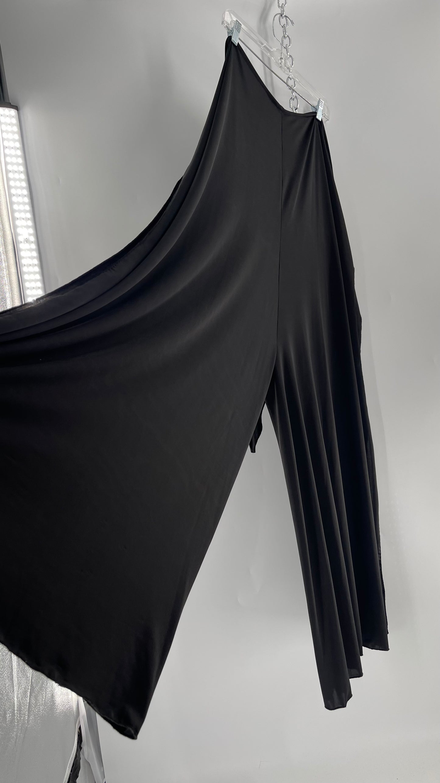 Handmade 9 in 1 Black Lycra Jumpsuit (One Size) •AS SEEN ON TIKTOK•