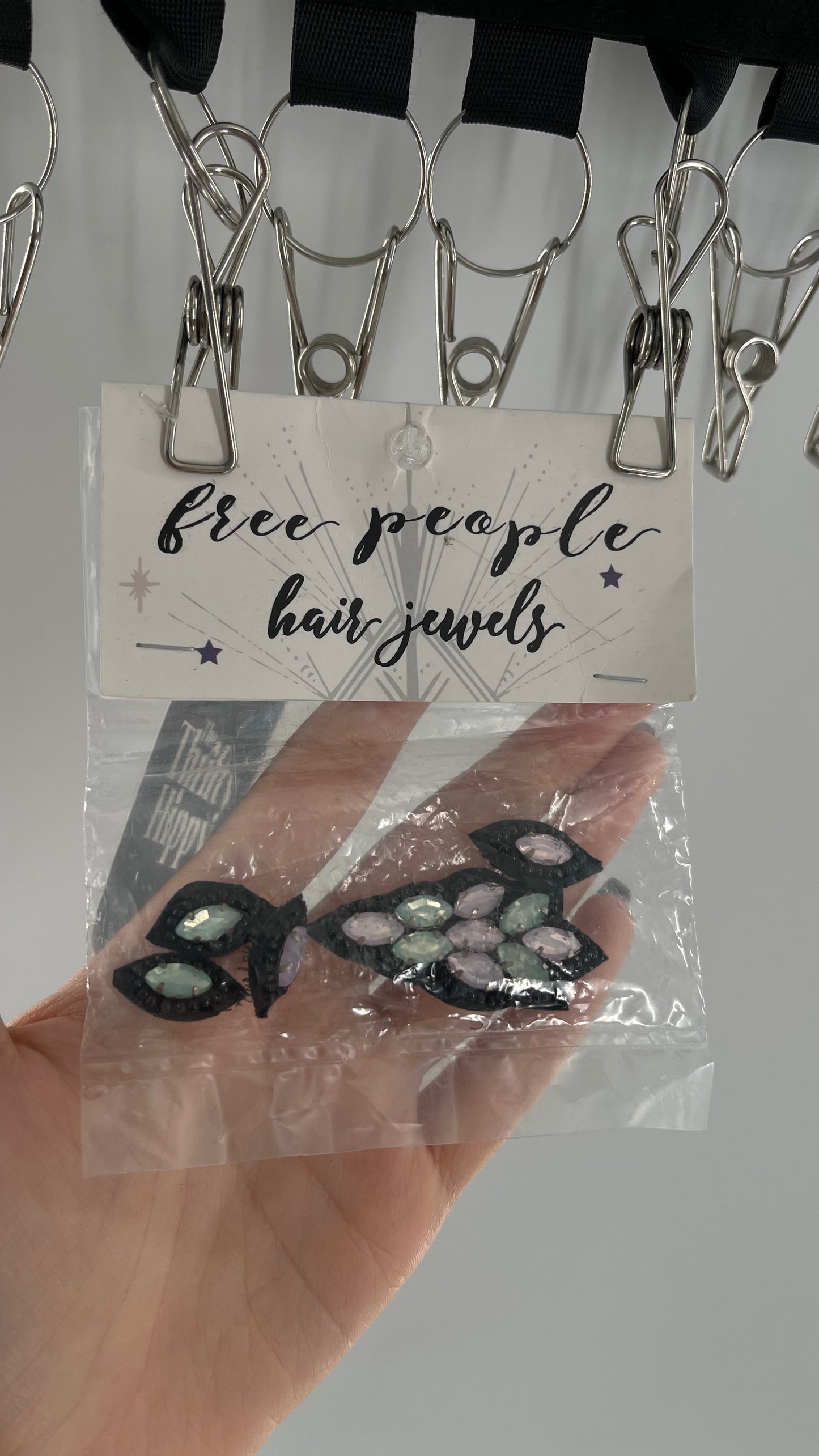 Free People Lilac Teal Hair Jewel Set