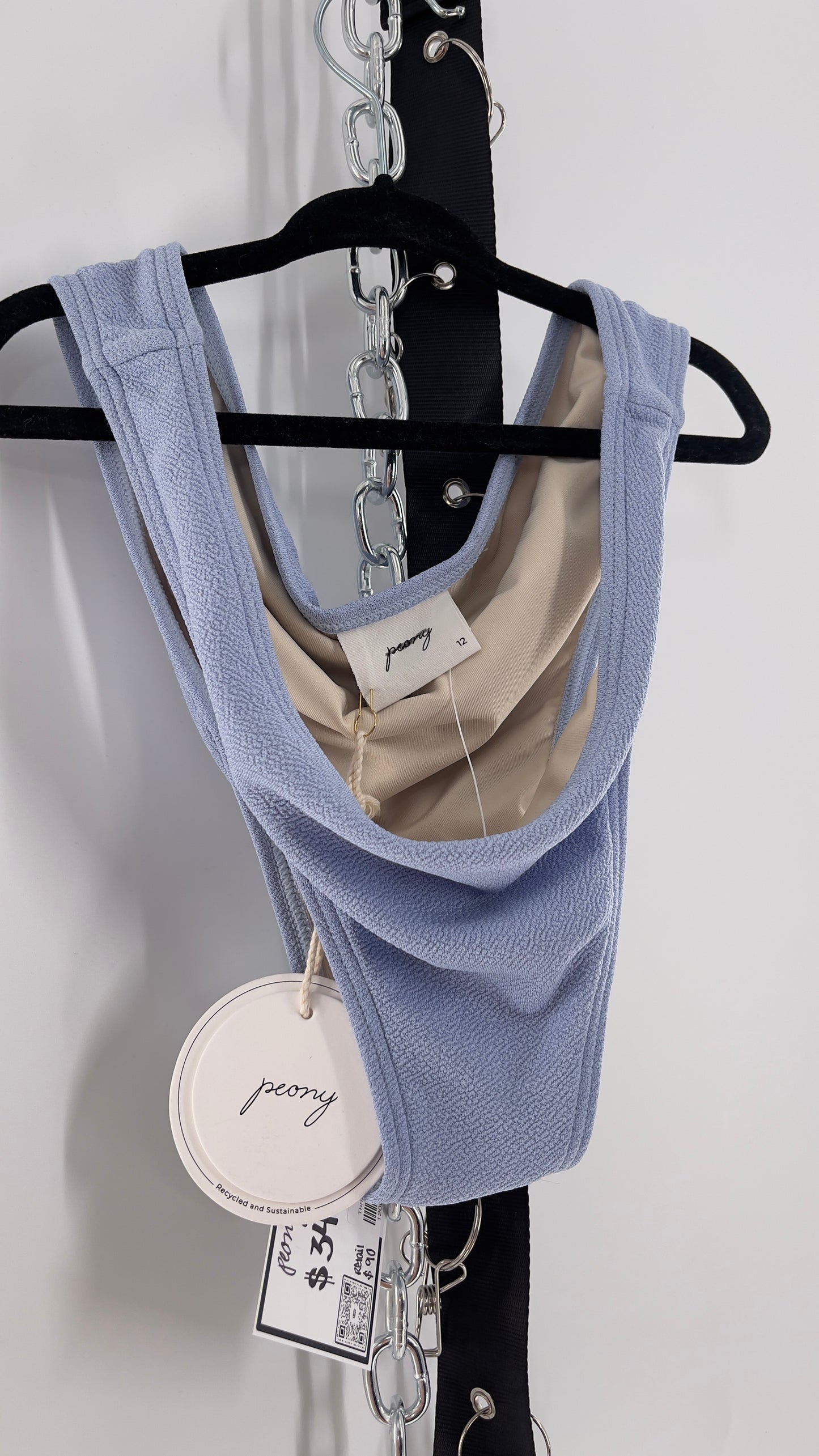Peony Hydrangea Powder Blue Swim Bottom (12)