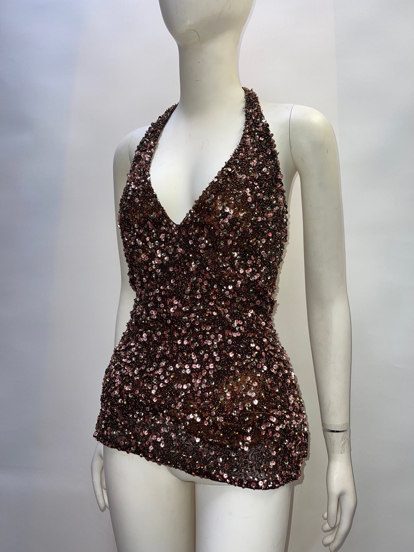 Vintage SCALA Beaded Halter (12)