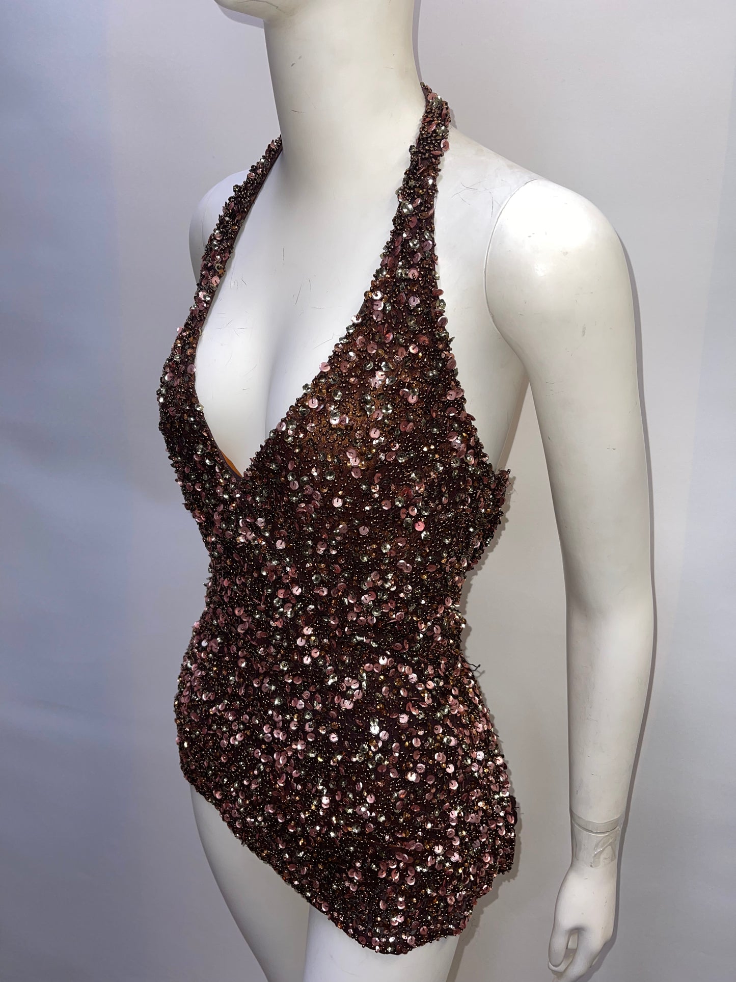 Vintage SCALA Beaded Halter (12)
