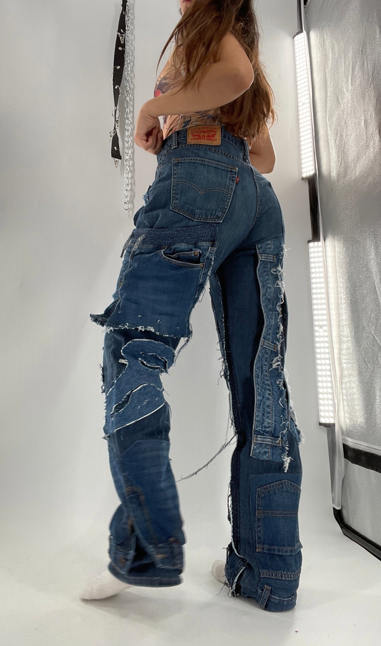 Custom - Handmade Denim Patchwork Reworked (32x32)