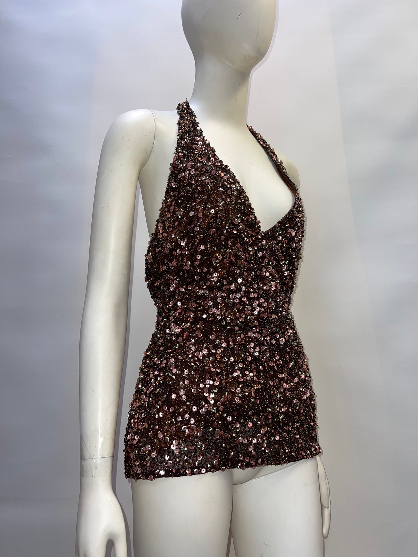 Vintage SCALA Beaded Halter (12)