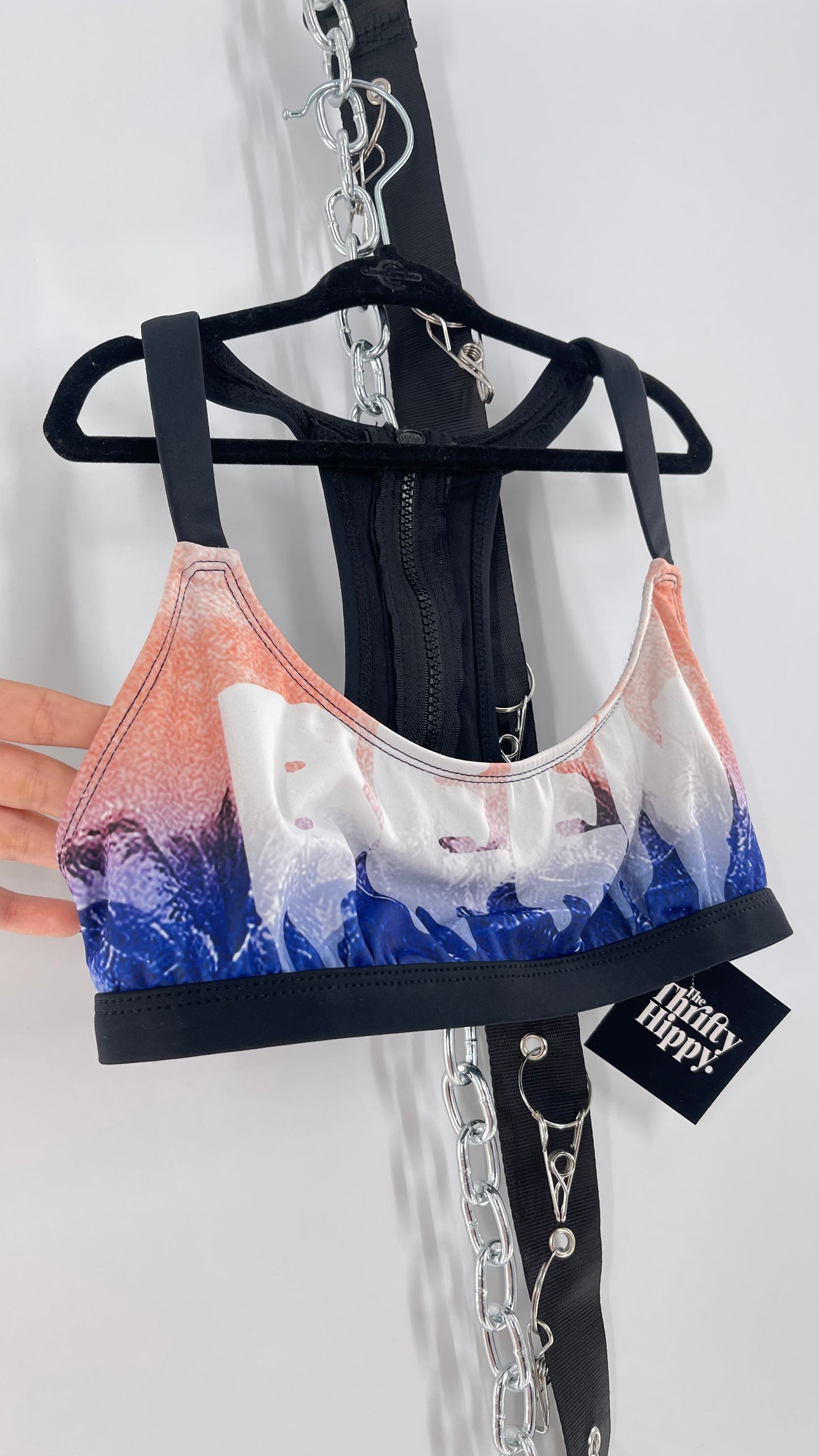BEENTRILL Zip Back Sports Bra (Small)