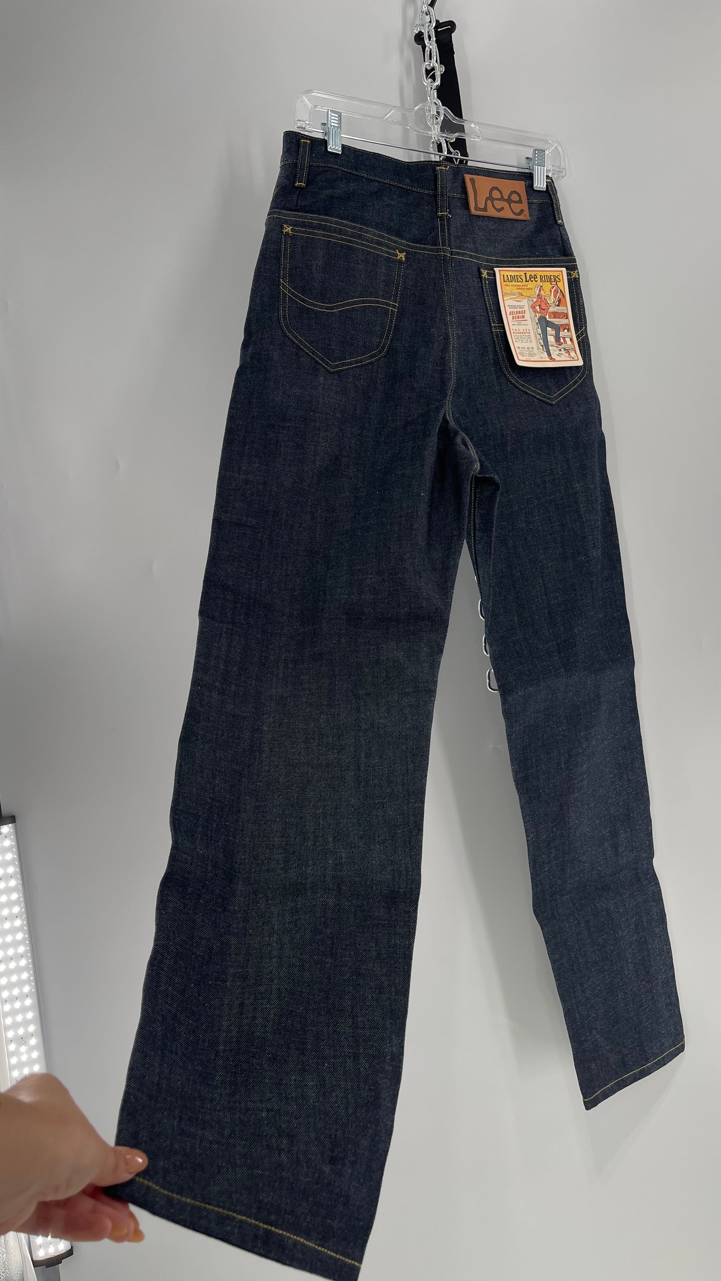 Deadstock Vintage Free People Lady Lee Riders Dark Wash Jeans (Size 28)