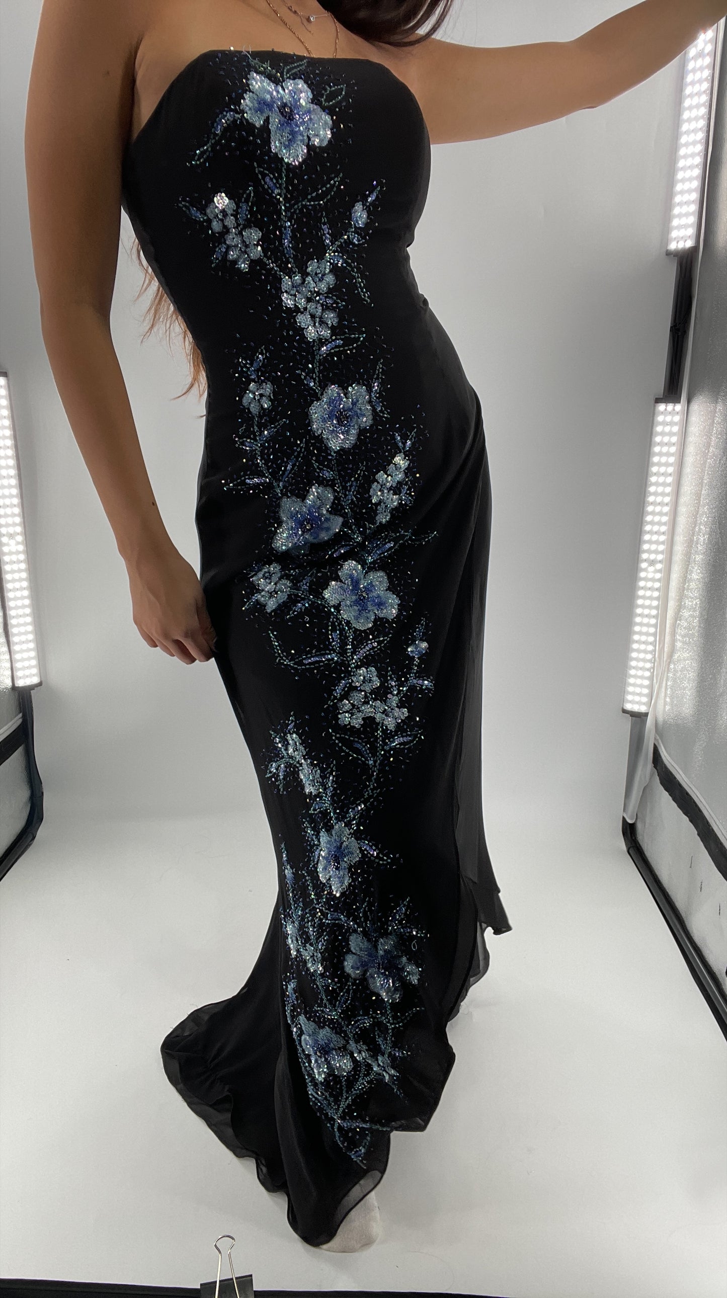 Vintage 1990s Marina Brester Beaded, Embroidered Floor Length (2)
