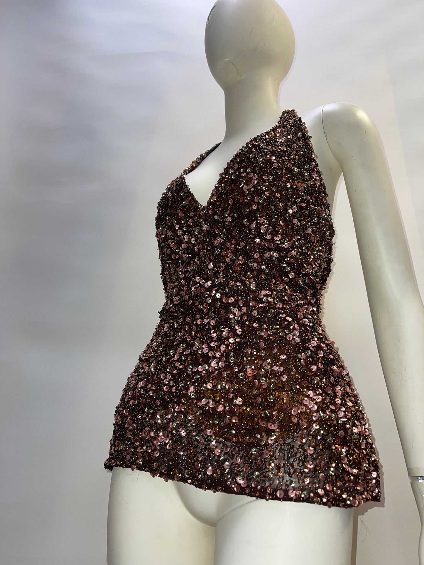 Vintage SCALA Beaded Halter (12)