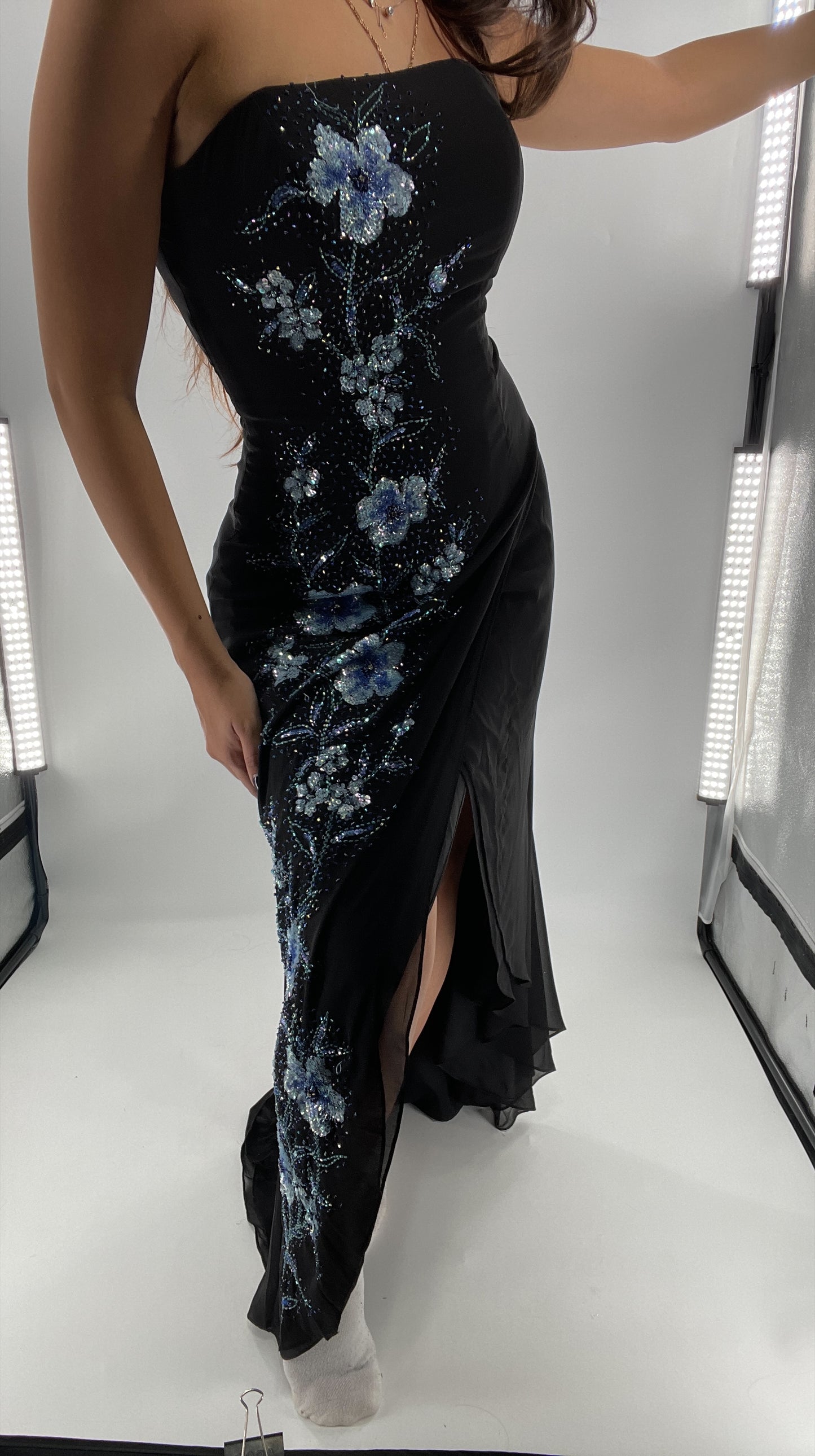 Vintage 1990s Marina Brester Beaded, Embroidered Floor Length (2)