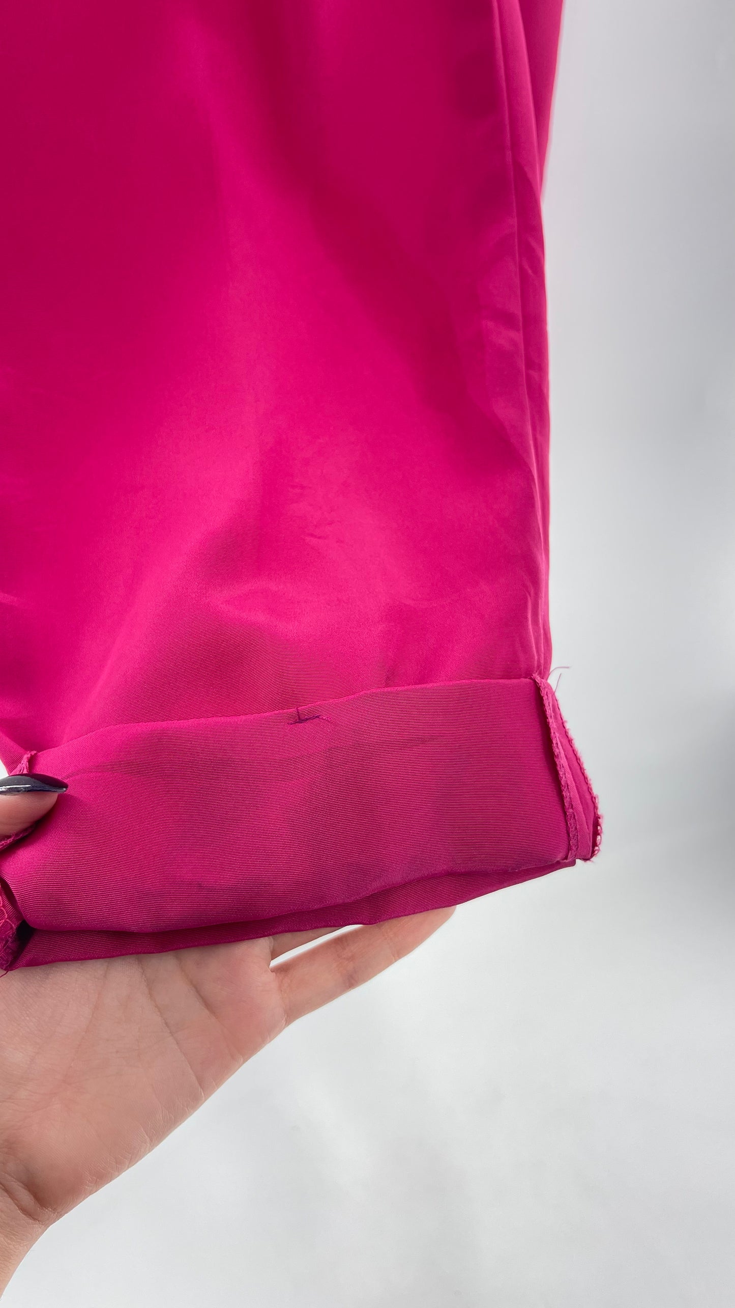 Vintage Fuchsia Silky Trouser (XS/0)