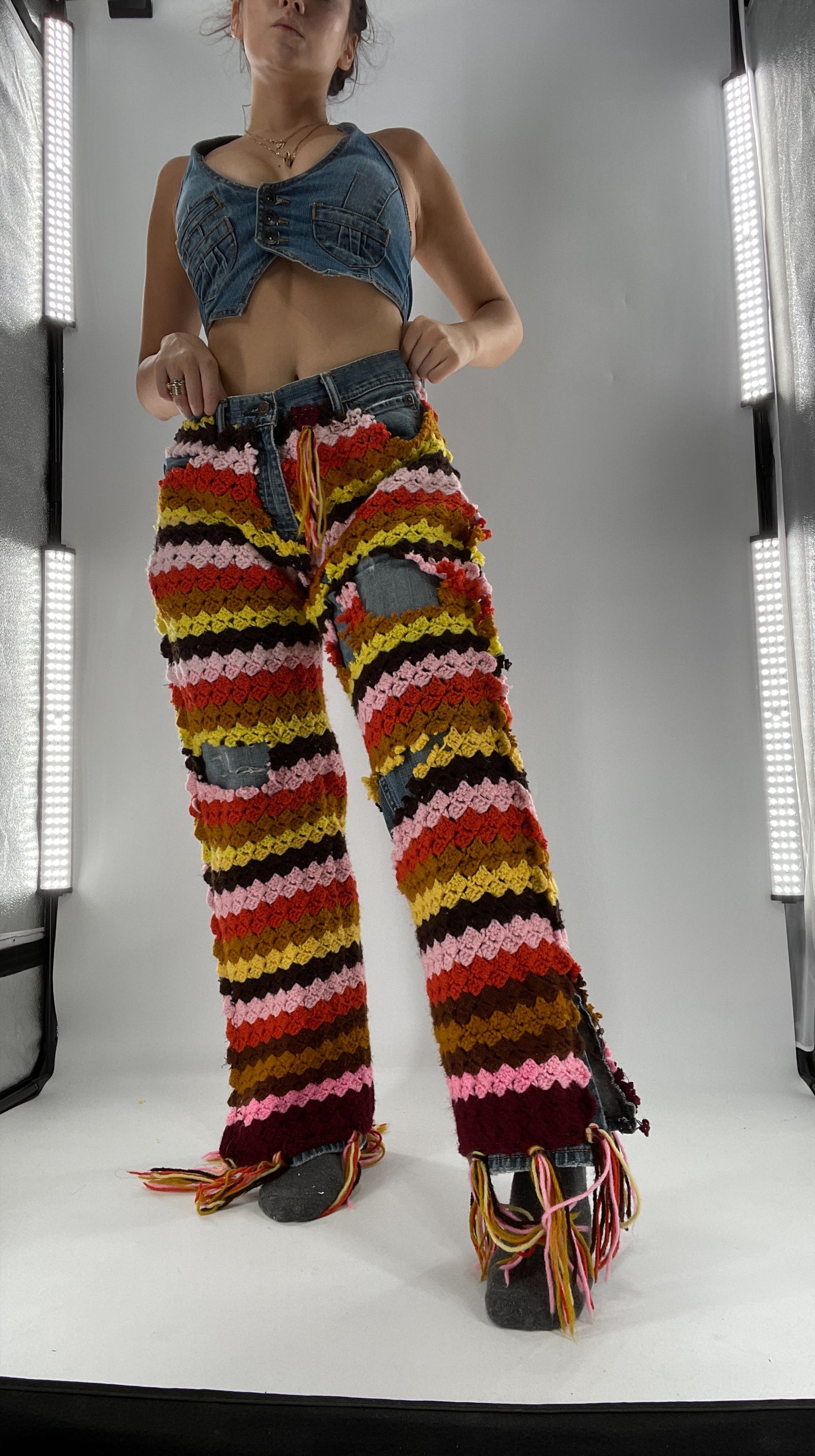 CUSTOM Handmade Raggedy Ann Crochet Levi’s