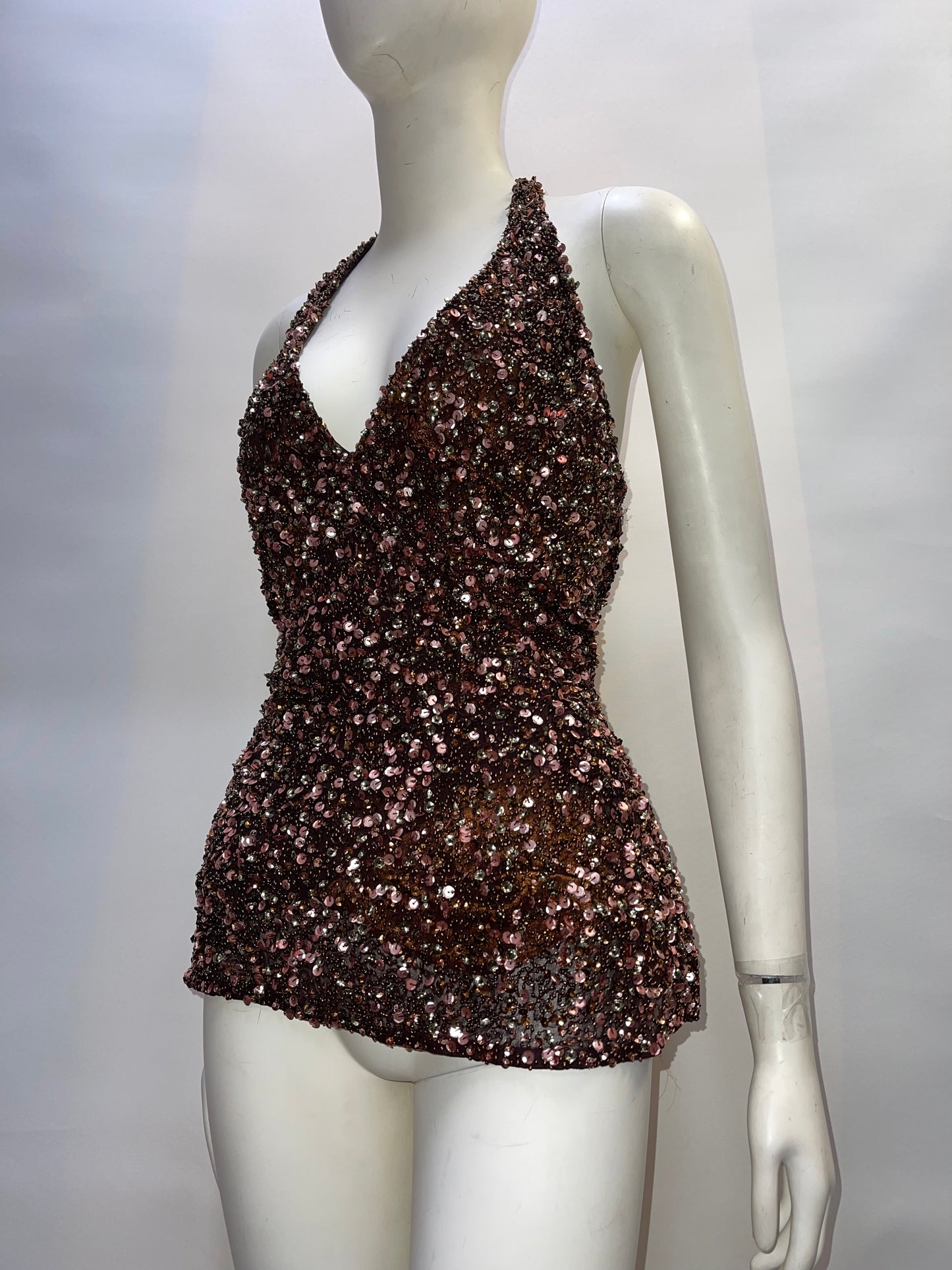 Vintage SCALA Beaded Halter (12)