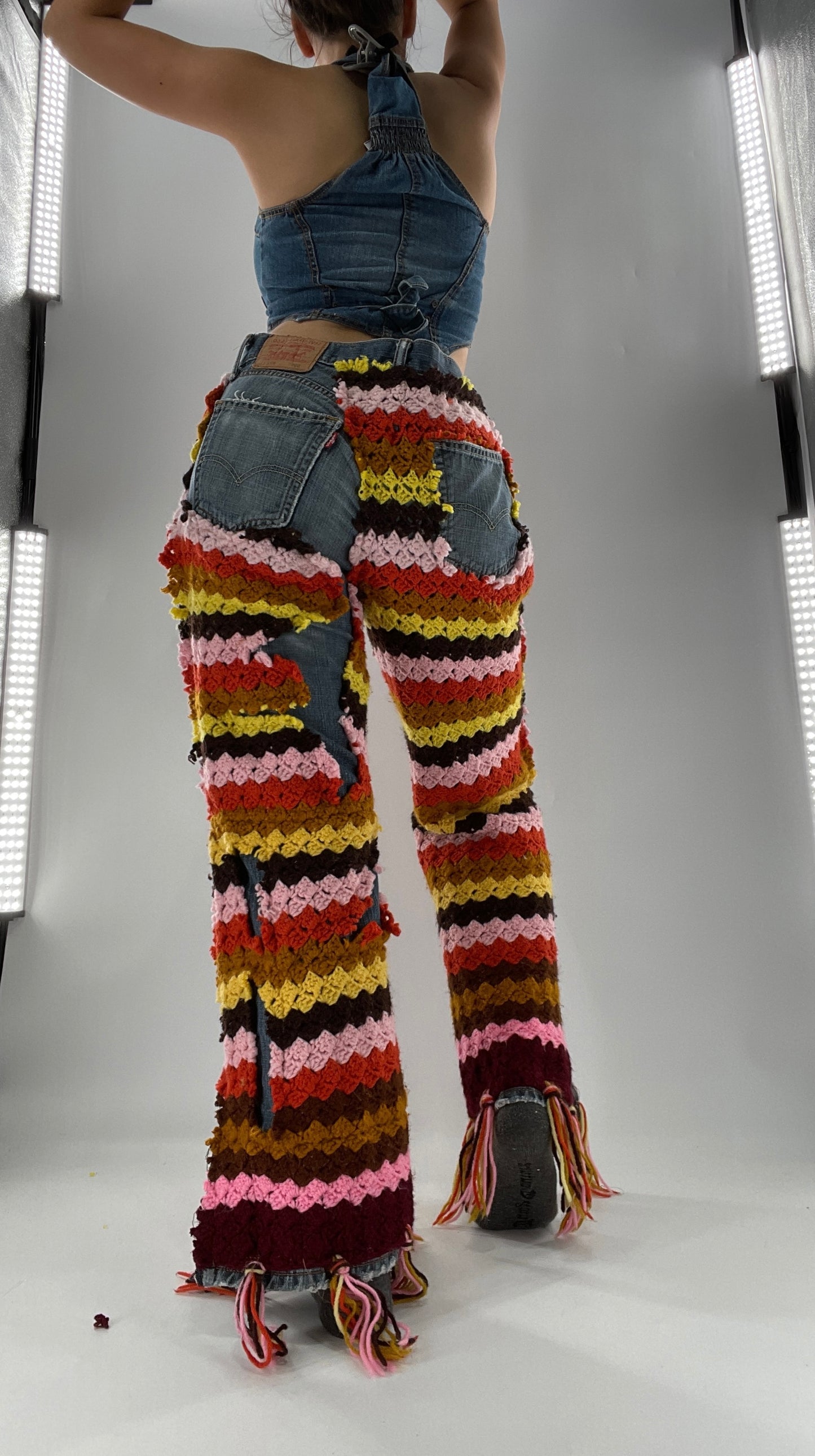 CUSTOM Handmade Raggedy Ann Crochet Levi’s