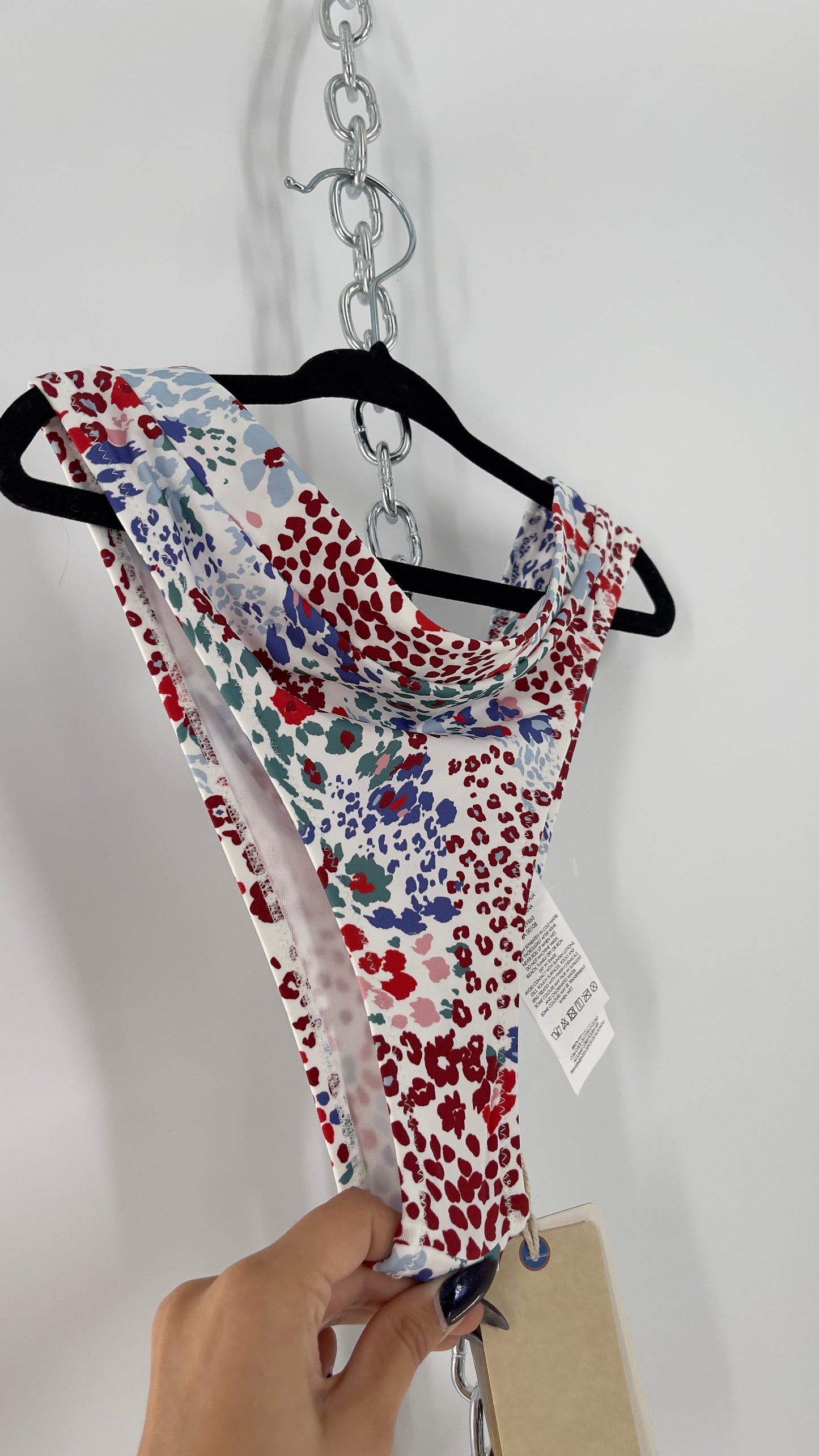 RHYTHM. White Mombasa Xanadu 82% Recycled Bikini Bottom (S)