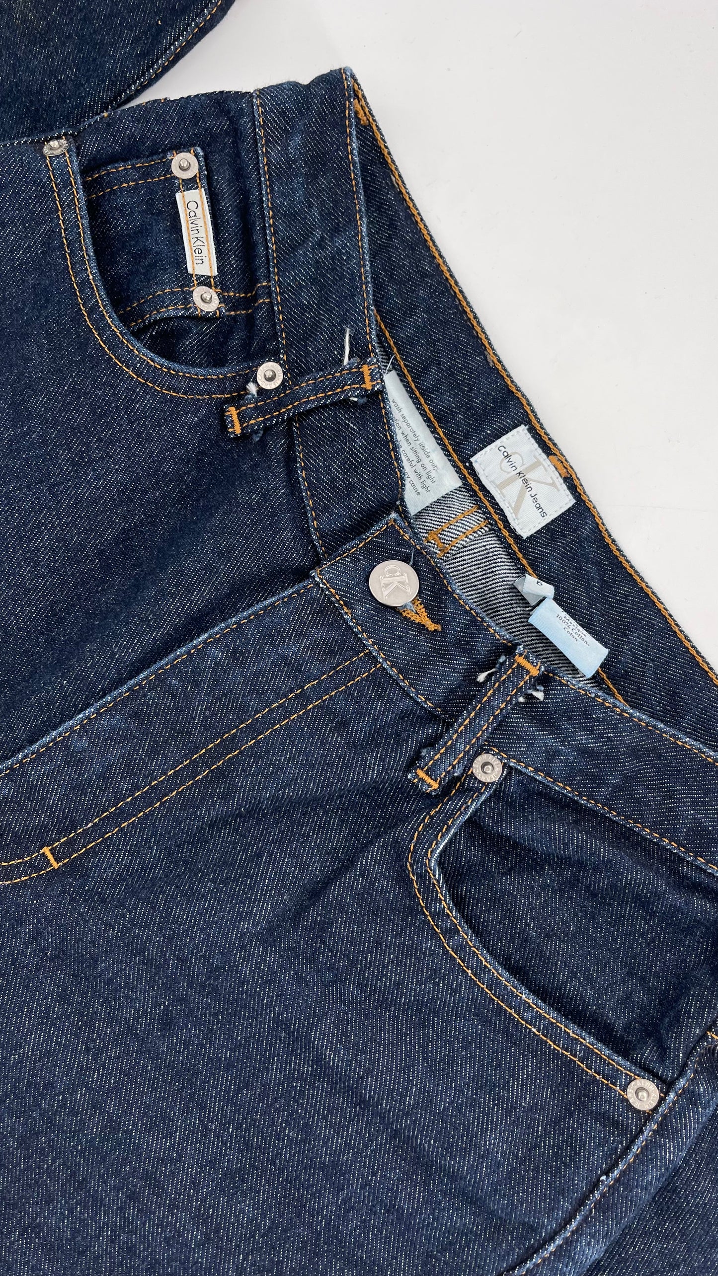 CK Calvin Klein’s Vintage Dark Wash Denim (Size 6)