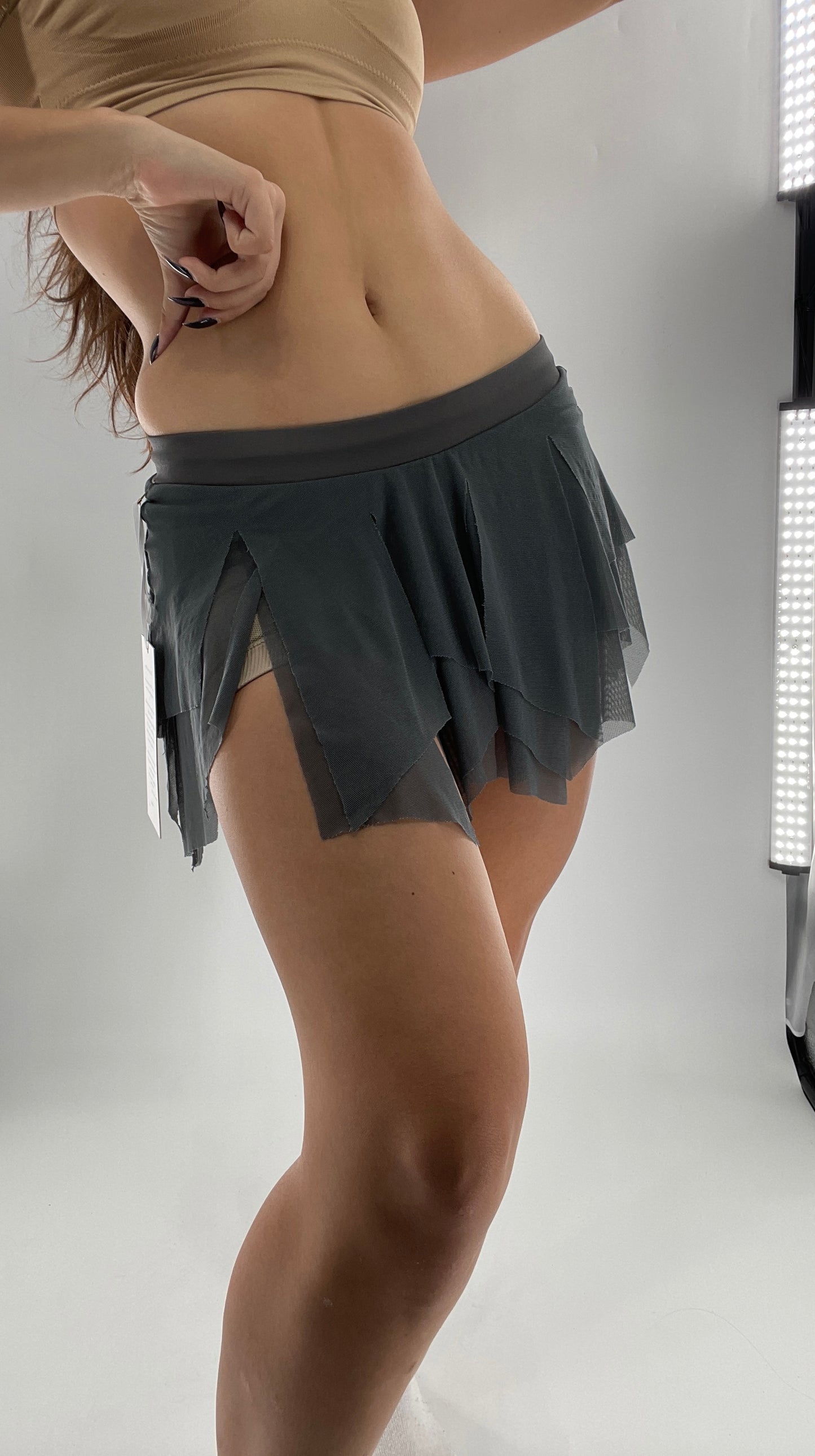 Vintage DelArbour Mesh Micro Mini Skirt (0-2)