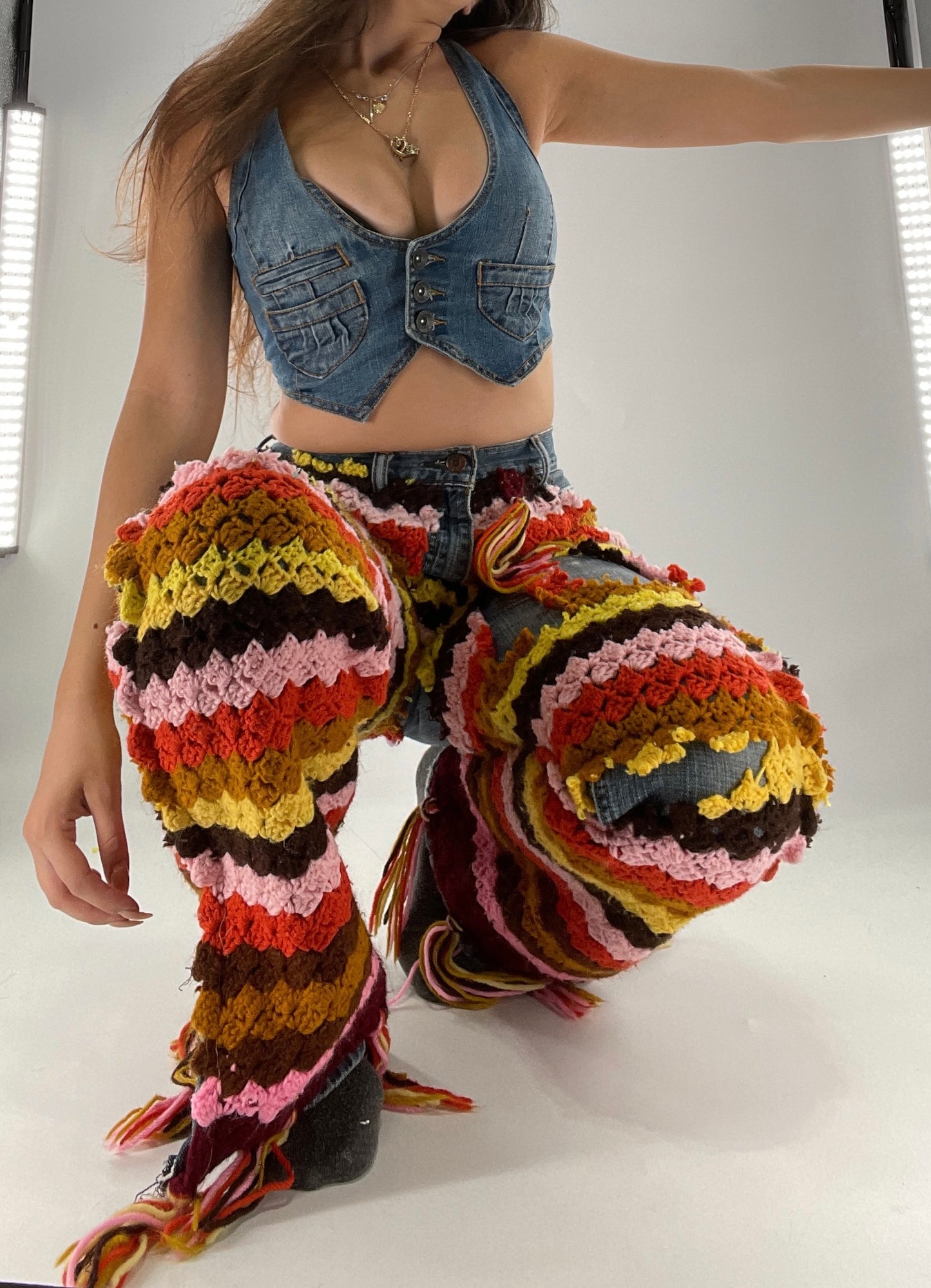 CUSTOM Handmade Raggedy Ann Crochet Levi’s