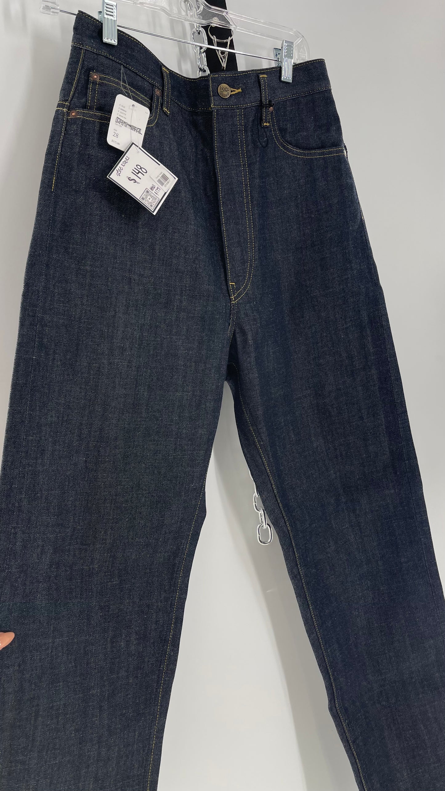 Deadstock Vintage Free People Lady Lee Riders Dark Wash Jeans (Size 28)