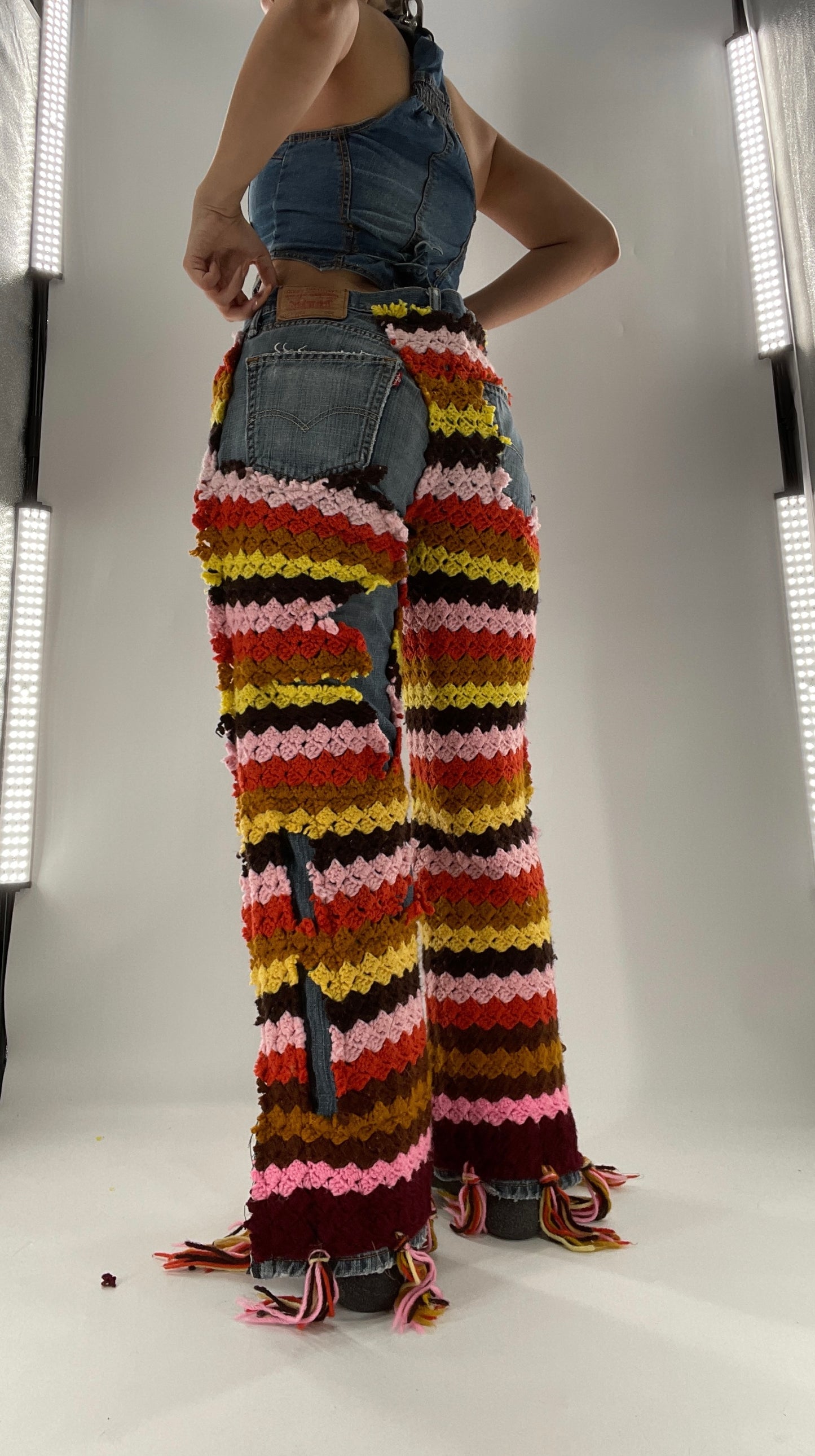 CUSTOM Handmade Raggedy Ann Crochet Levi’s