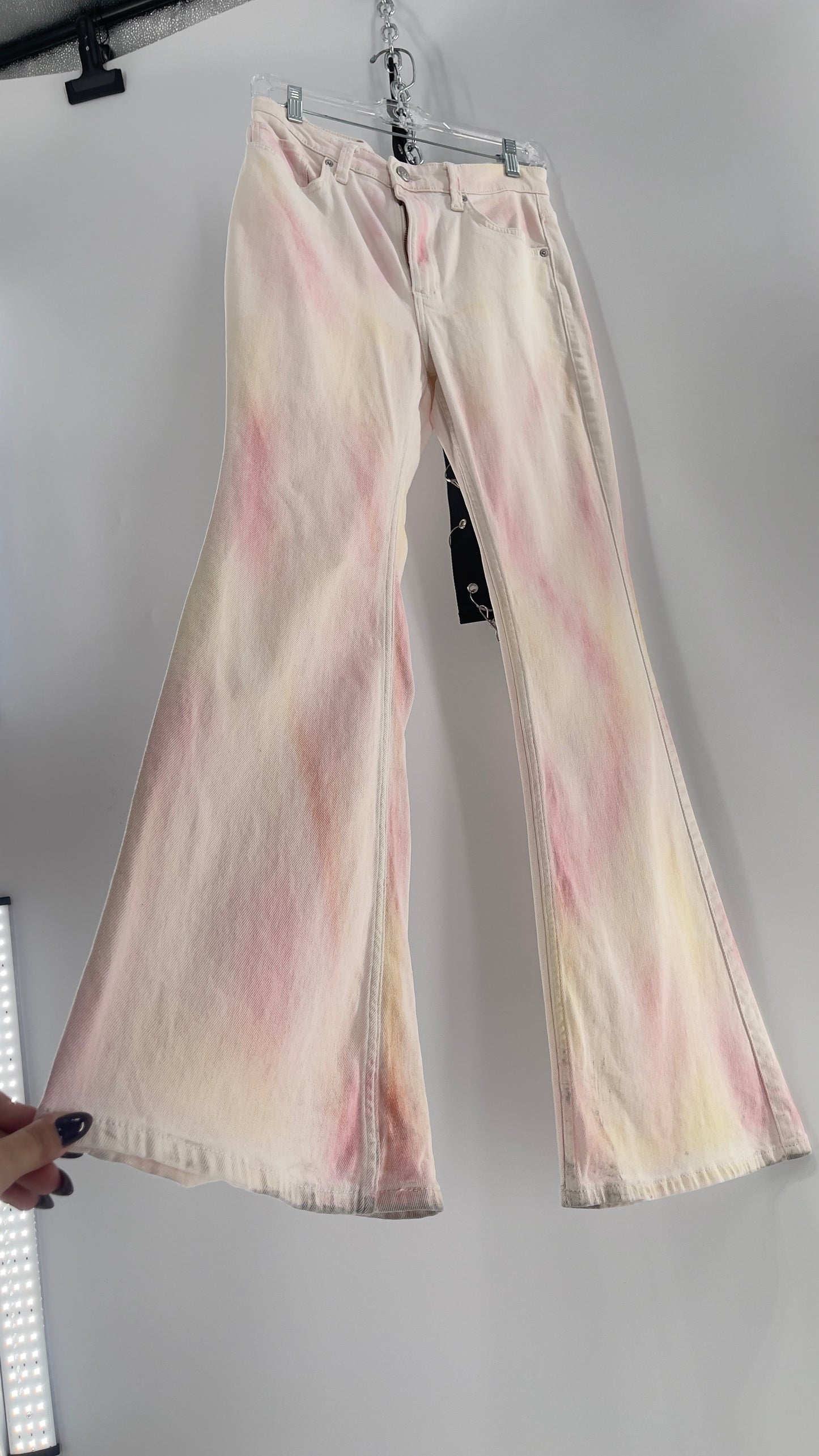 Lee X Free People Vintage Moderns Tie Dye Flare (28)