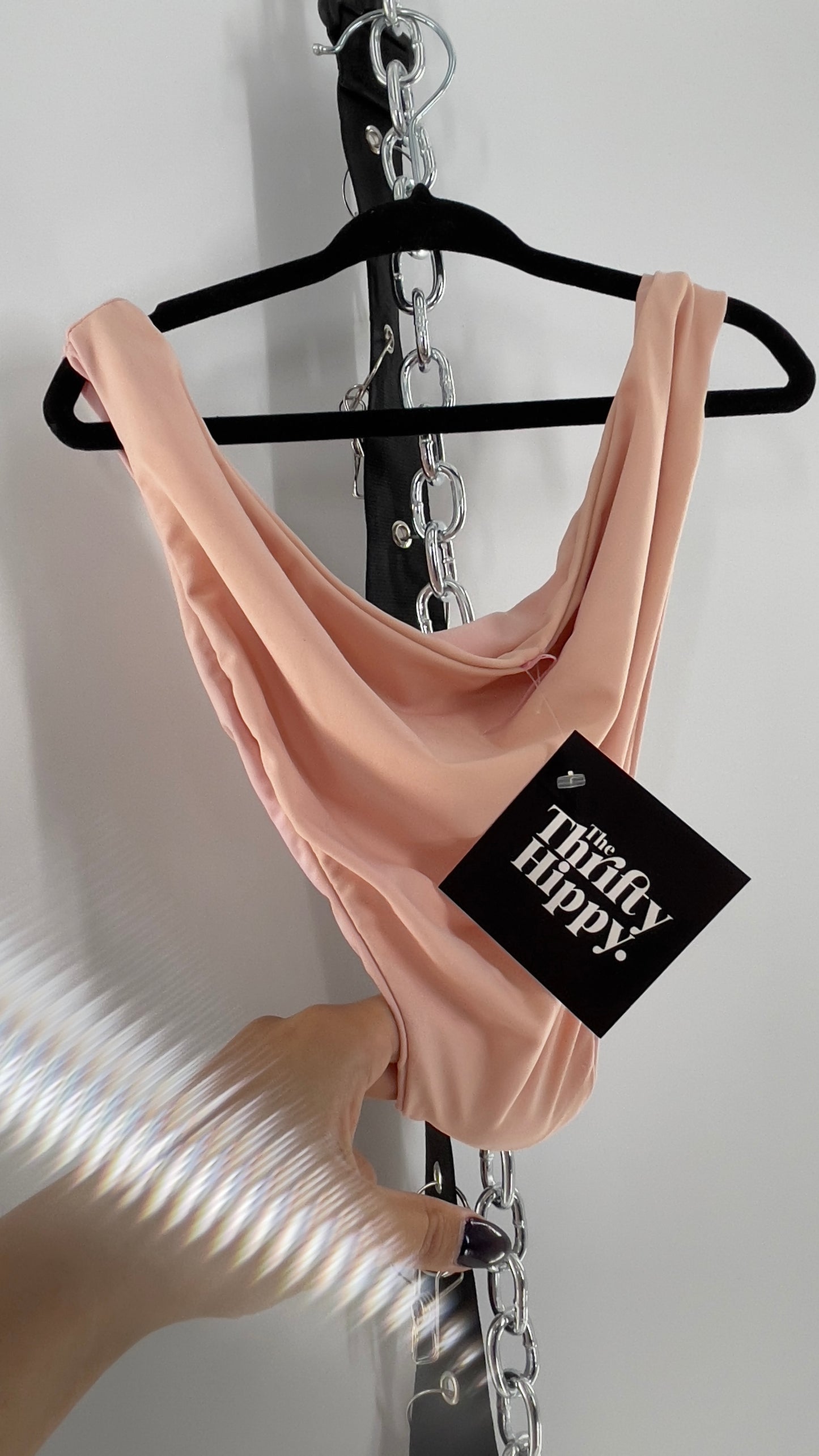 Seamless Baby Pink Swim Bottoms (Medium)