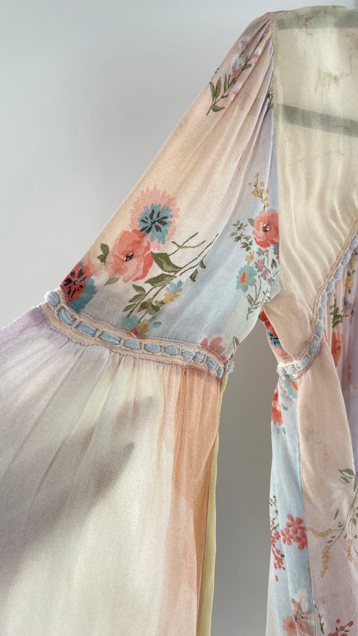 Bl^nk London Anthropologie Pastel Patchwork Blouse (Small)