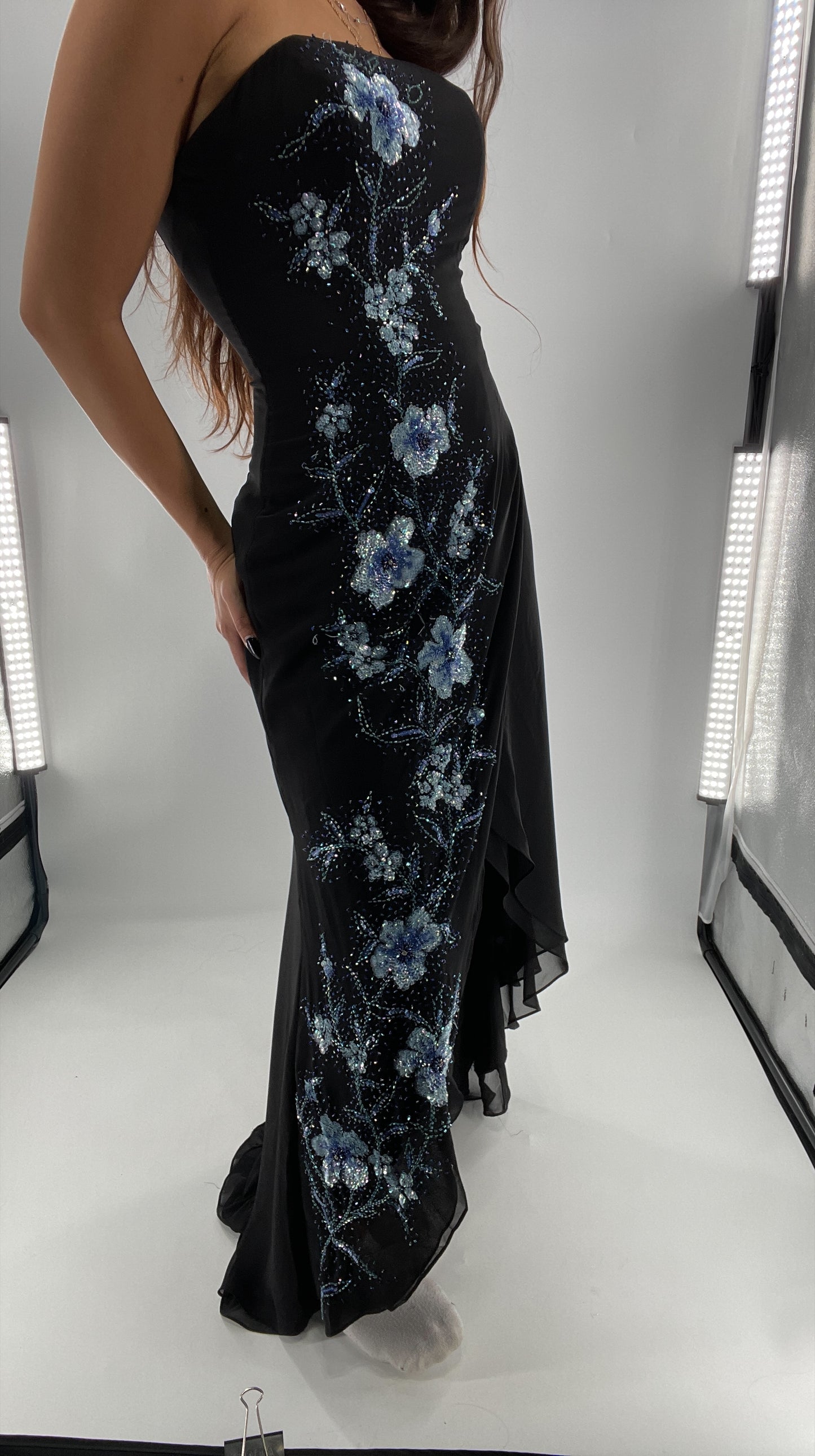 Vintage 1990s Marina Brester Beaded, Embroidered Floor Length (2)