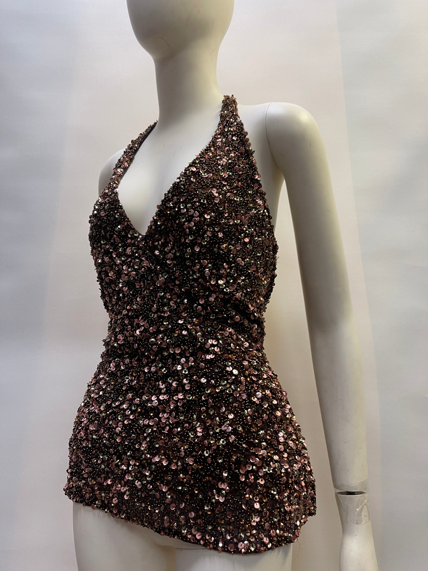 Vintage SCALA Beaded Halter (12)