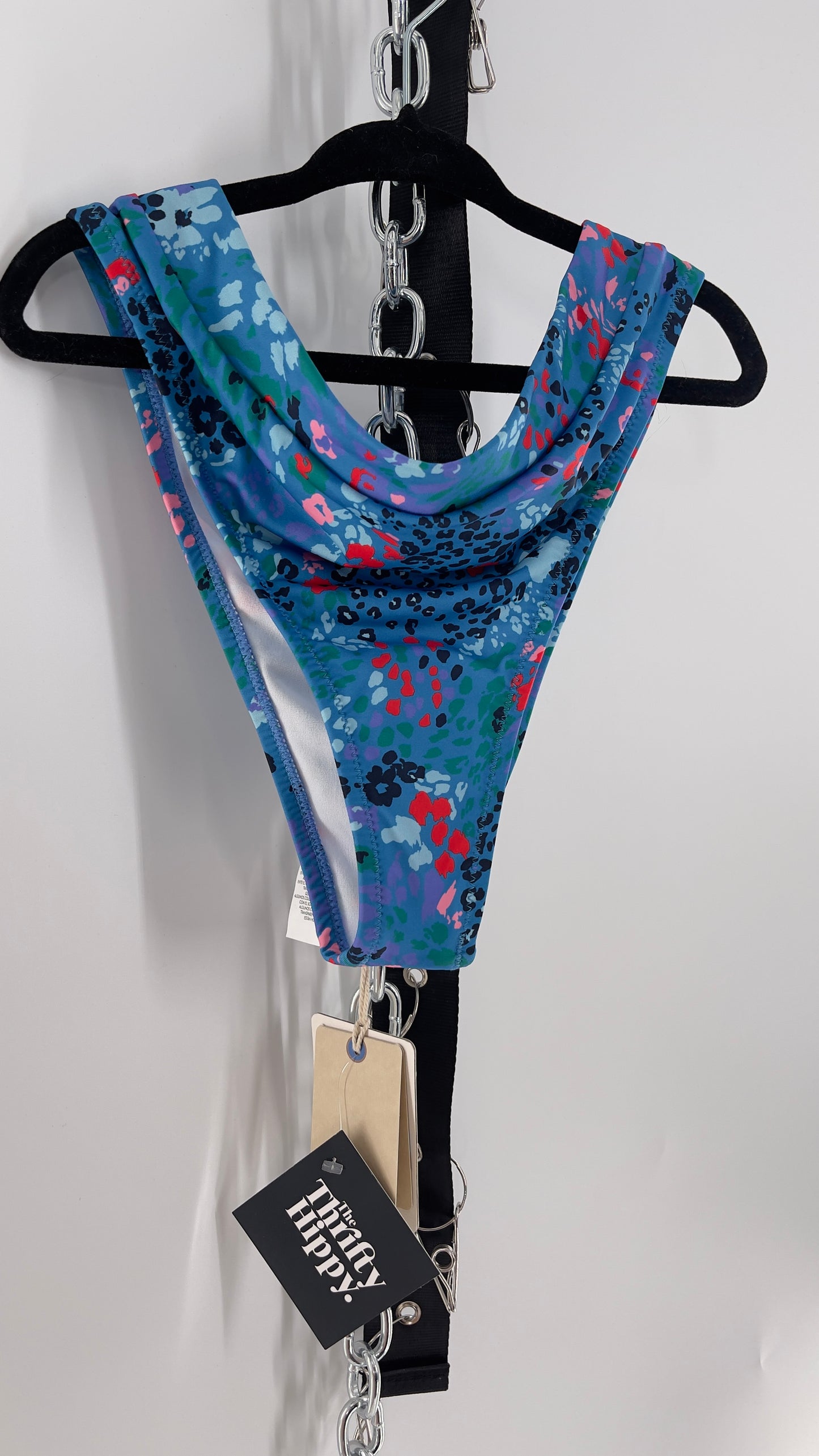 RHYTHM. Blue Mombasa Xanadu 82% Recycled Bikini Bottom (S)
