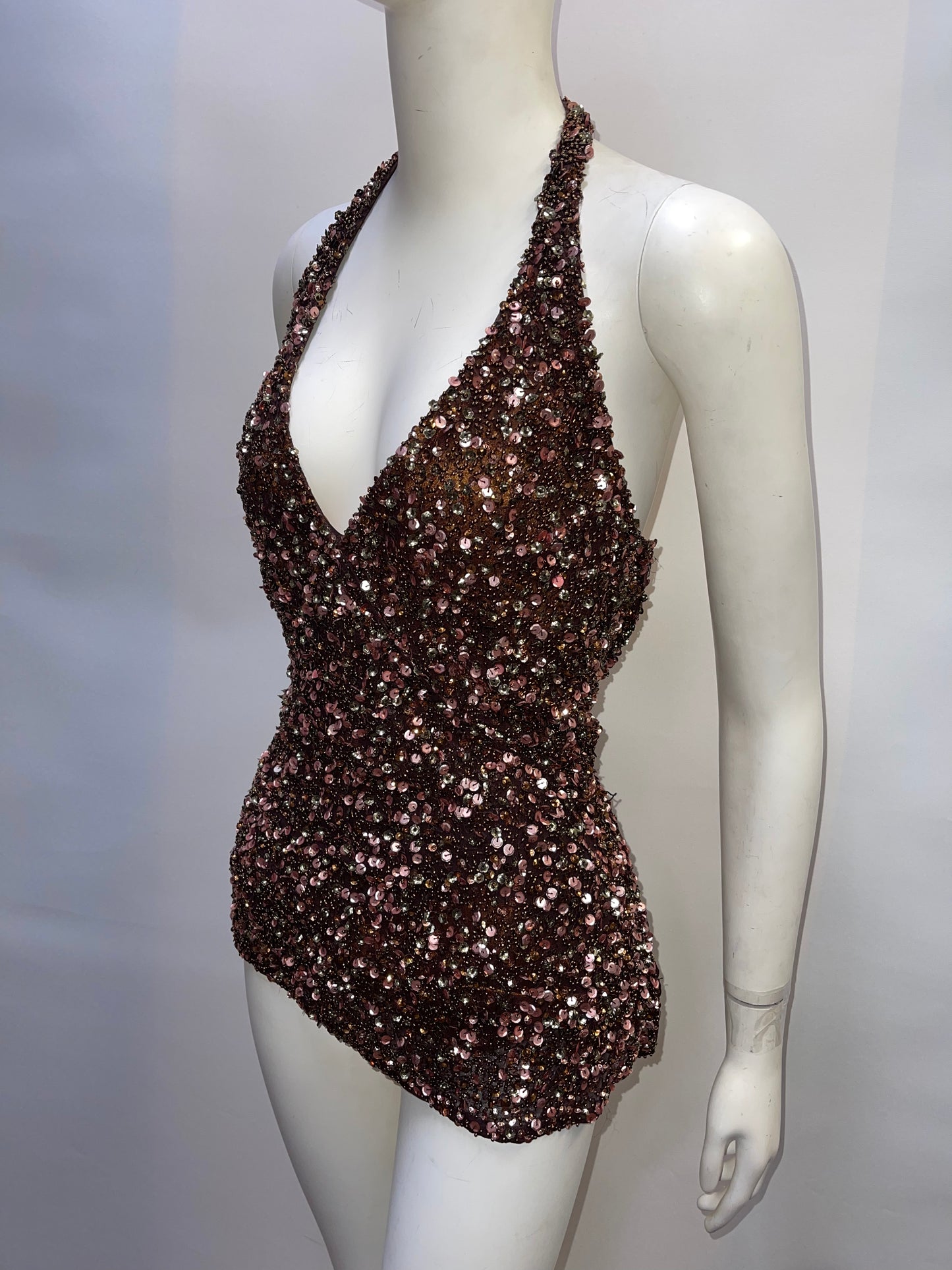 Vintage SCALA Beaded Halter (12)