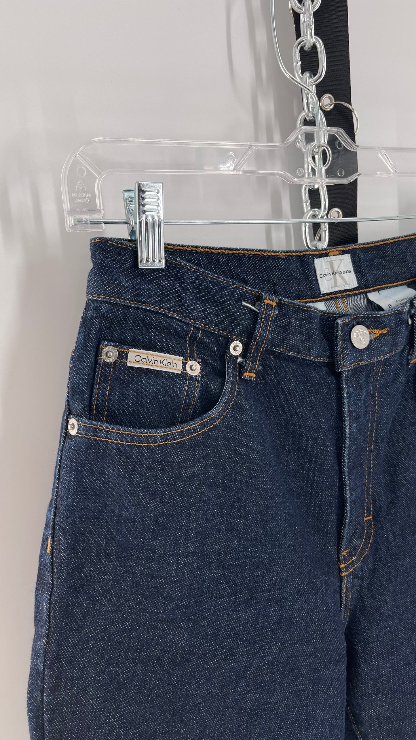 CK Calvin Klein’s Vintage Dark Wash Denim (Size 6)