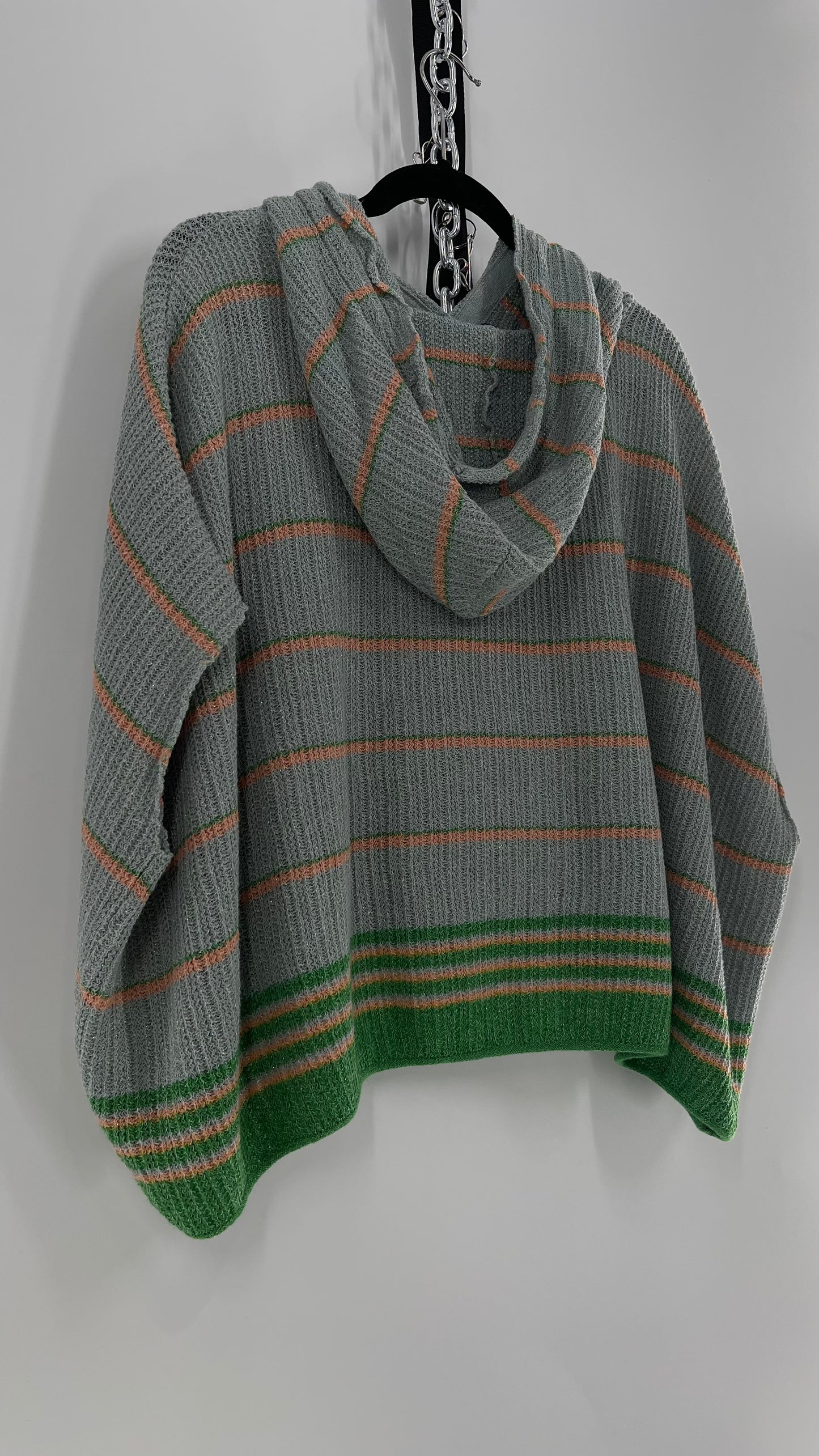 Free People Hooded Knit Short Sleeve (XS)