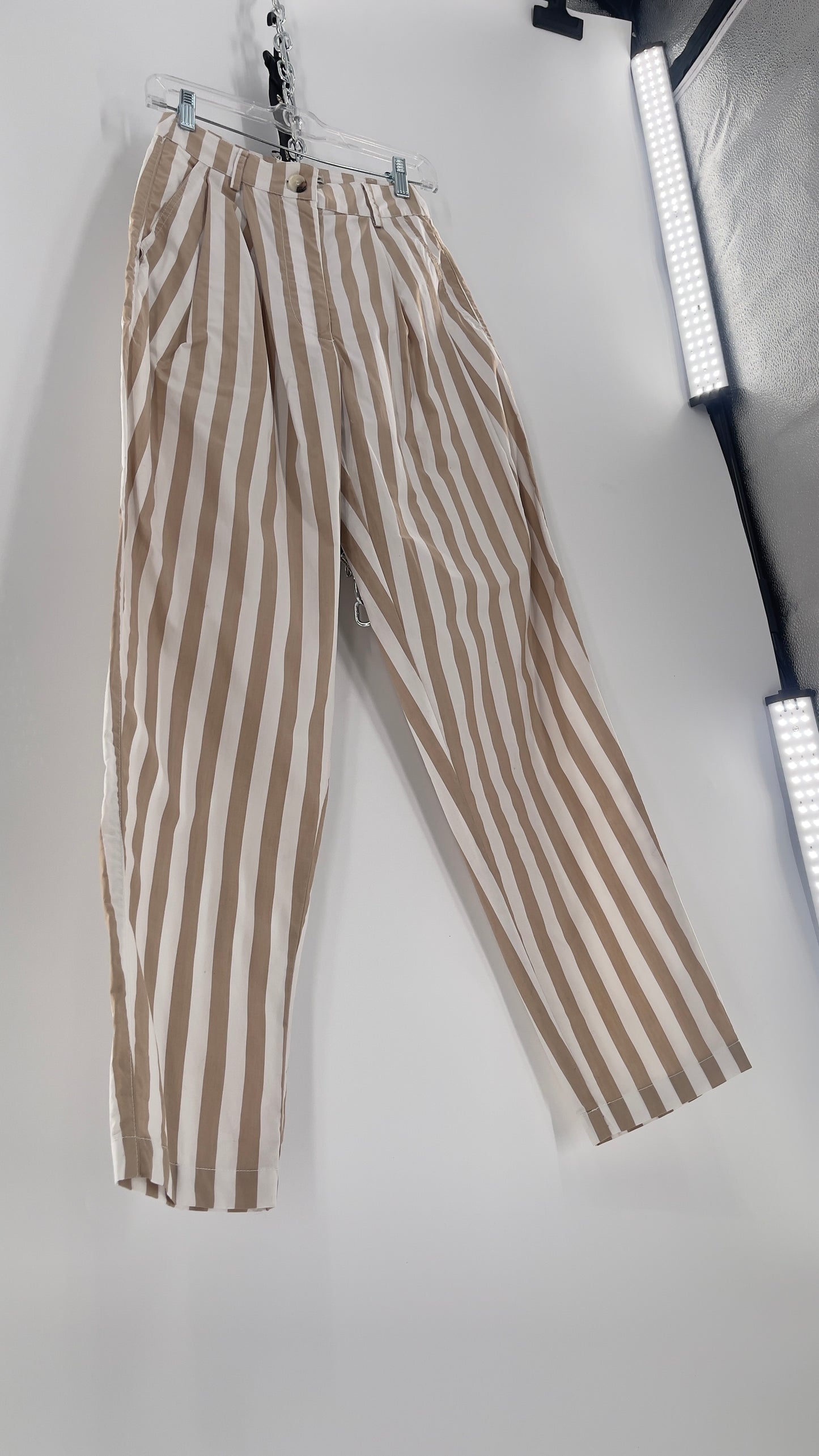 Urban Outfitters Tan/White Striped Trouser (0)