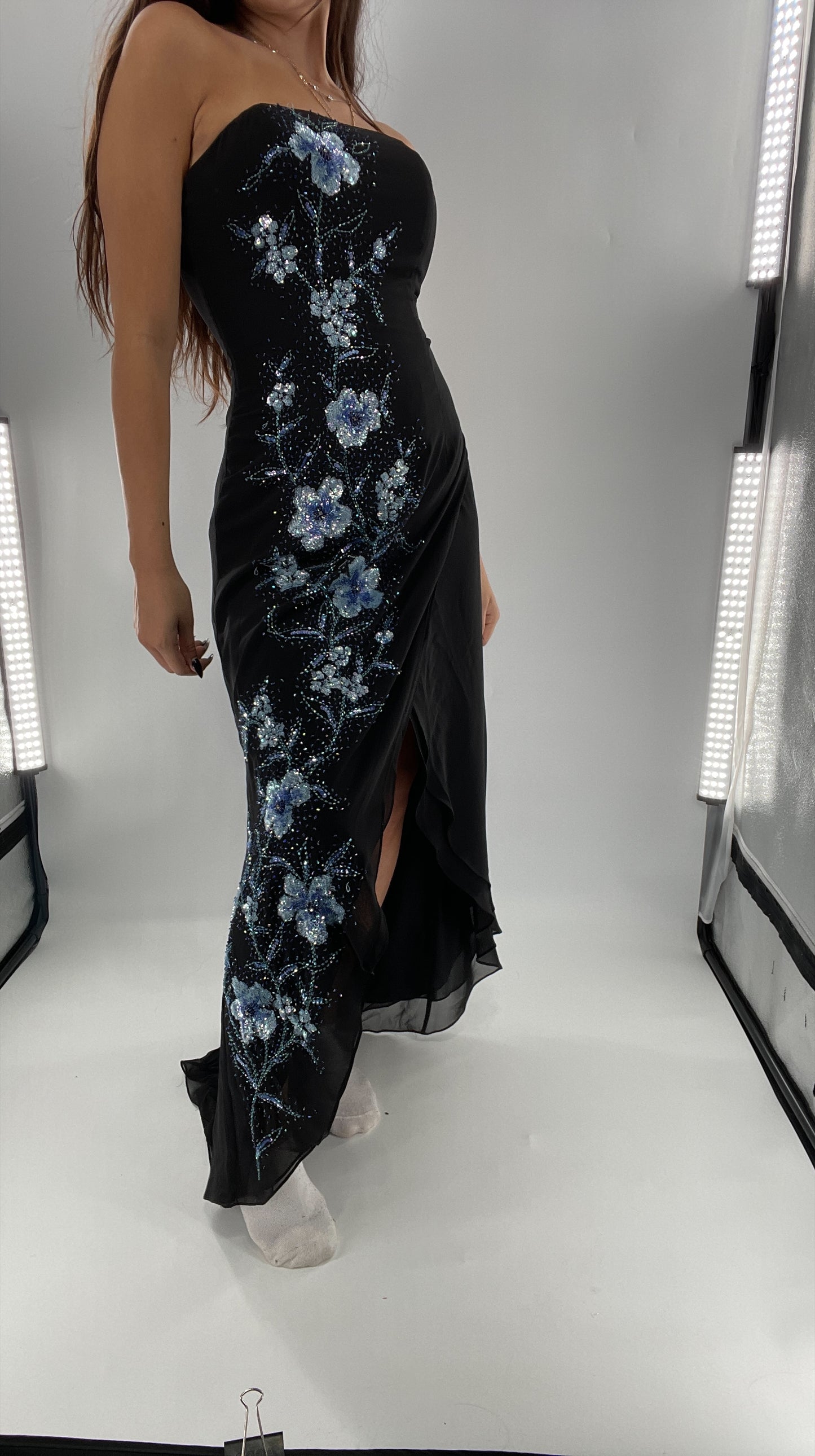 Vintage 1990s Marina Brester Beaded, Embroidered Floor Length (2)