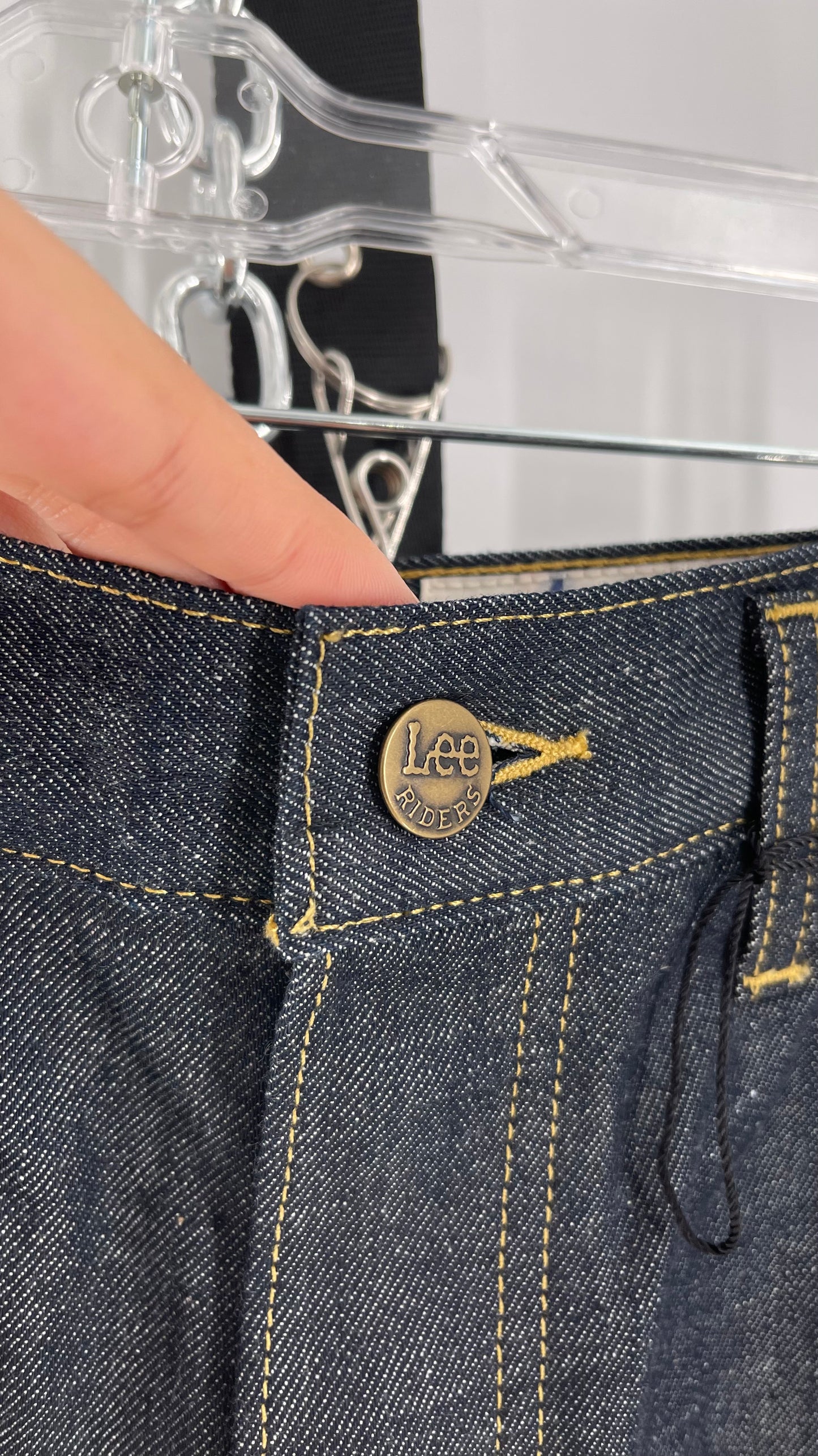 Deadstock Vintage Free People Lady Lee Riders Dark Wash Jeans (Size 28)