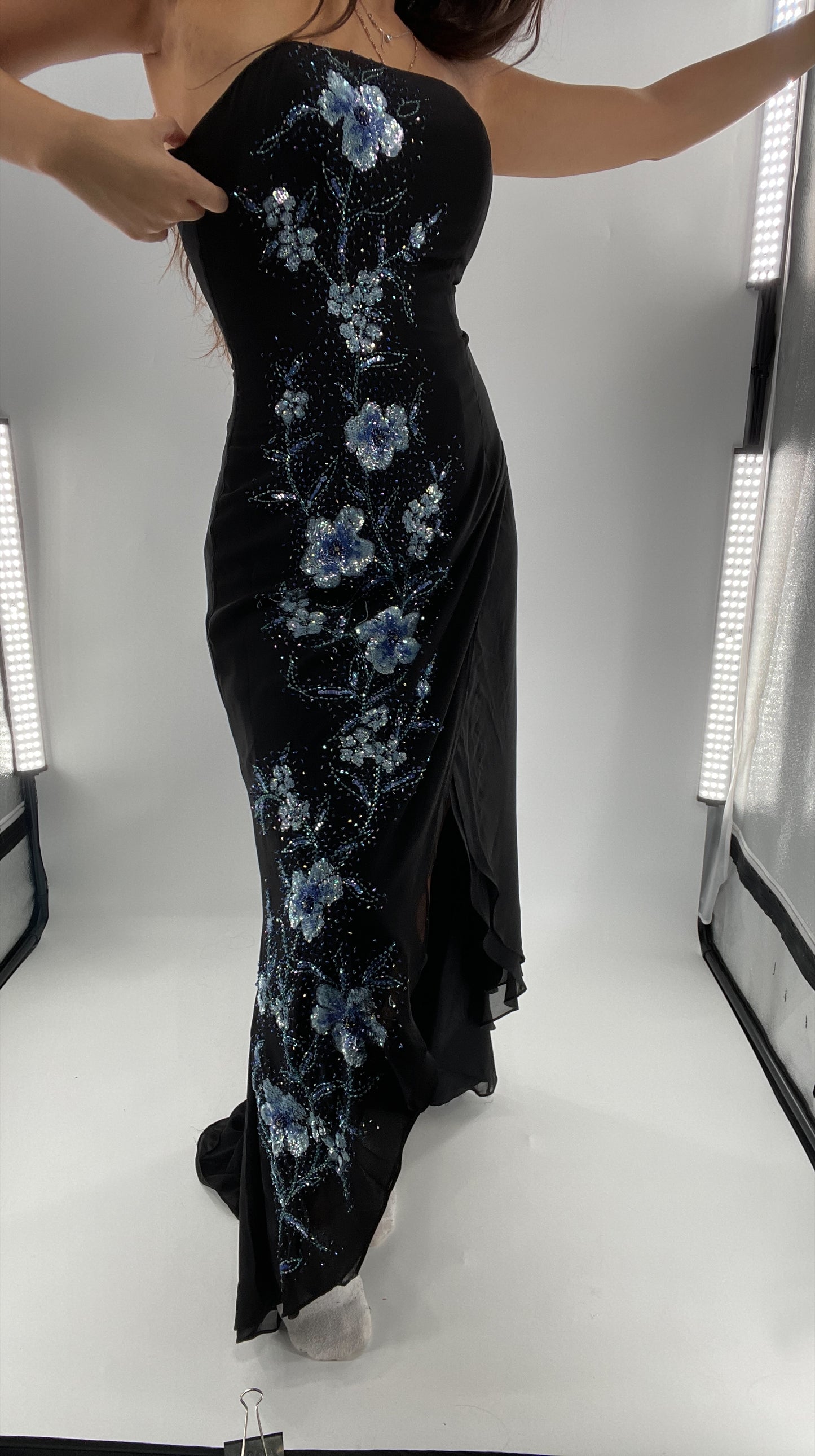 Vintage 1990s Marina Brester Beaded, Embroidered Floor Length (2)