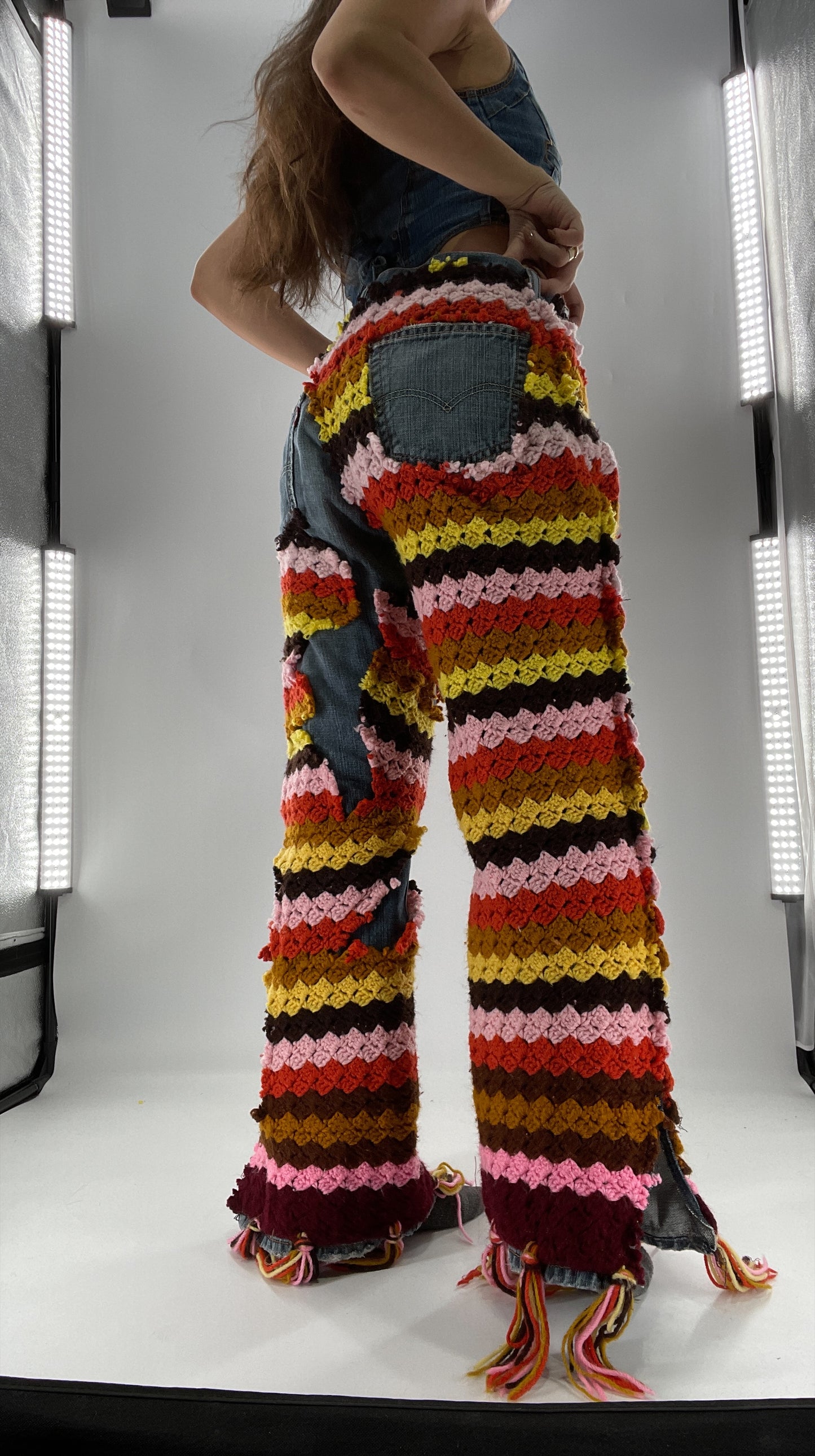 CUSTOM Handmade Raggedy Ann Crochet Levi’s