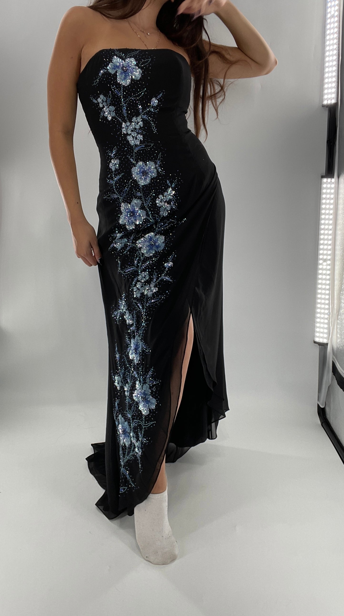 Vintage 1990s Marina Brester Beaded, Embroidered Floor Length (2)